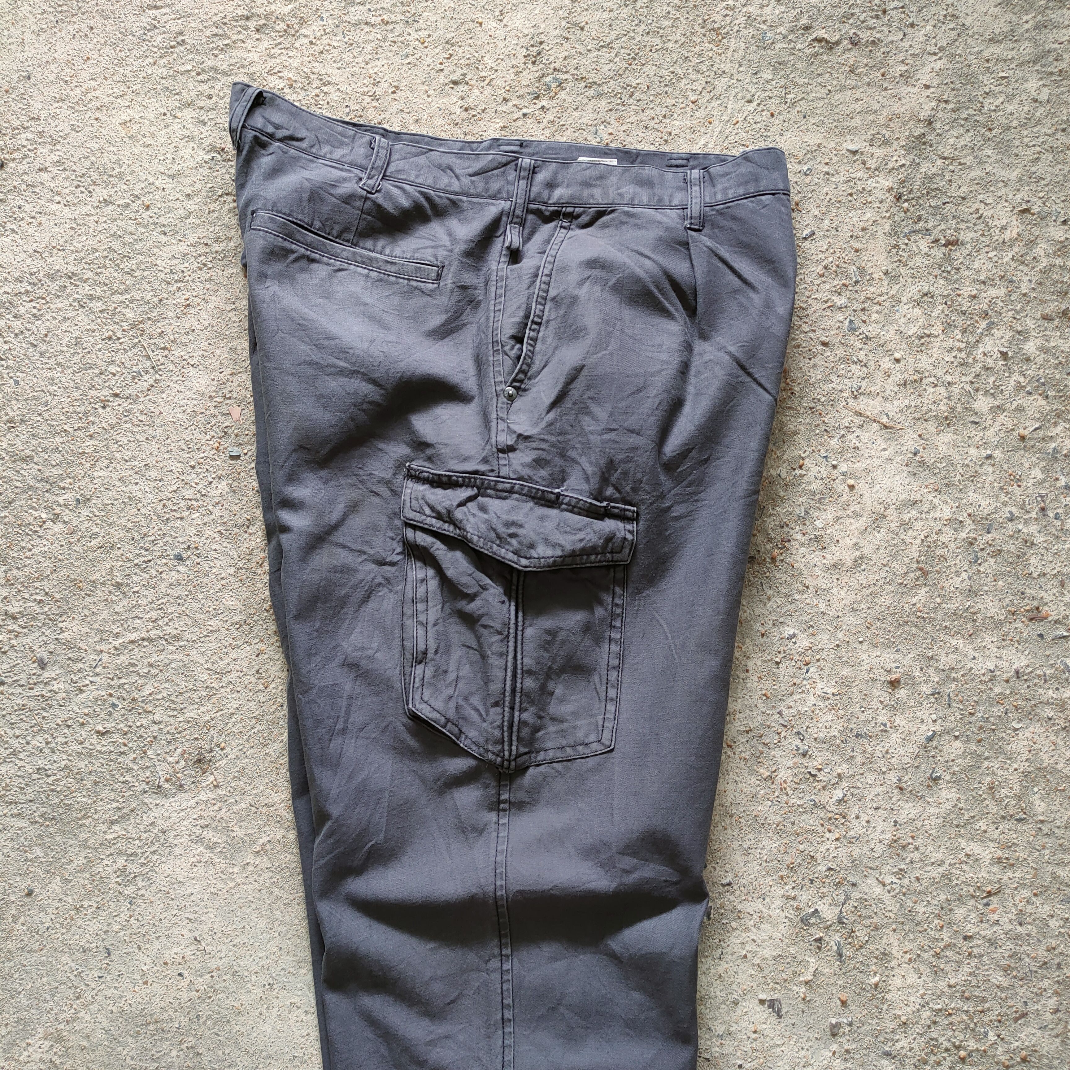 Japanese Brand × Vintage G GROUND DARK GREY CARGO PANTS Size US 34 / EU 50 - 11 Thumbnail