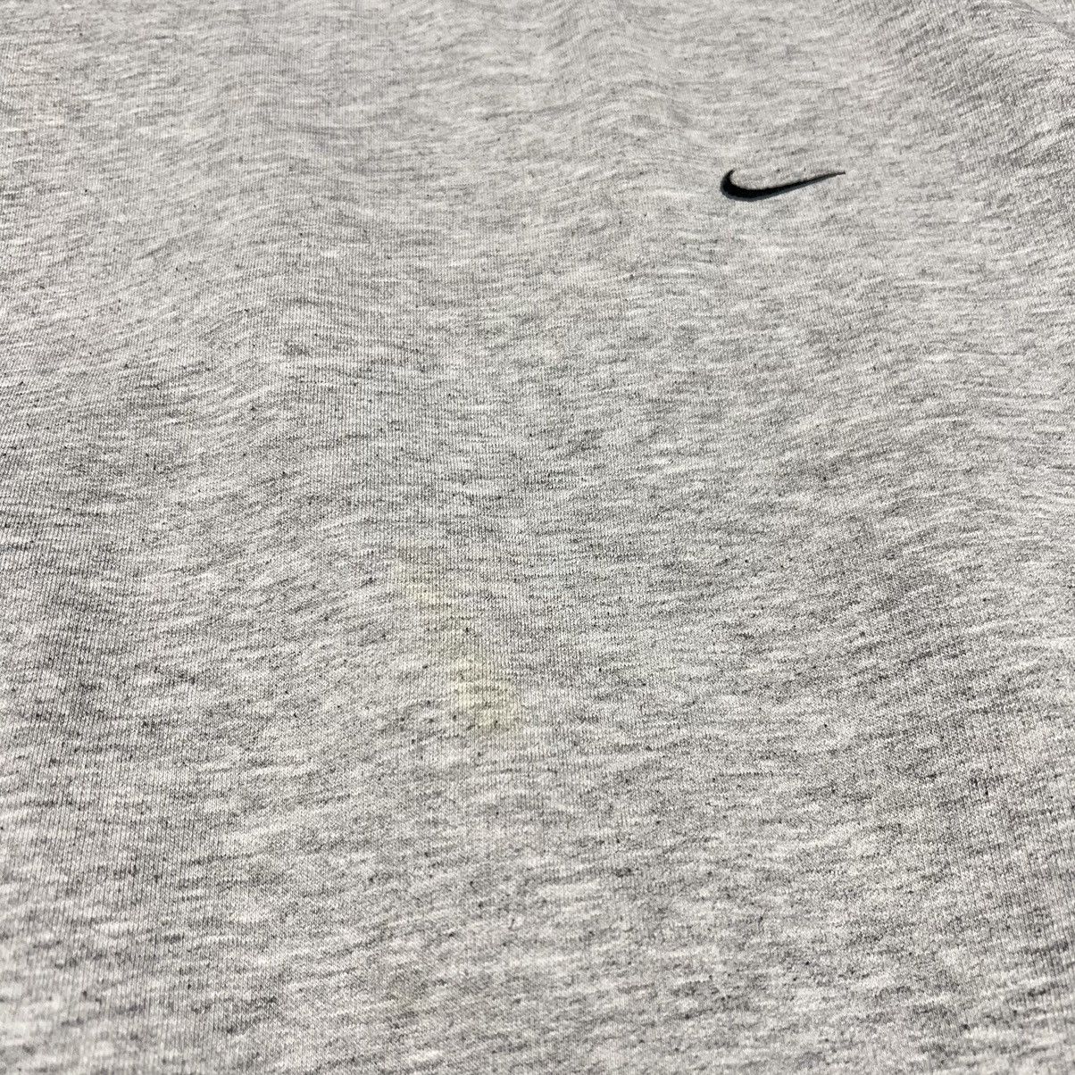 Nike × Vintage Nike Crewneck Grey Sweatshirt Mini Swoosh 90s Made In Turkey Size US XL / EU 56 / 4 - 7 Thumbnail