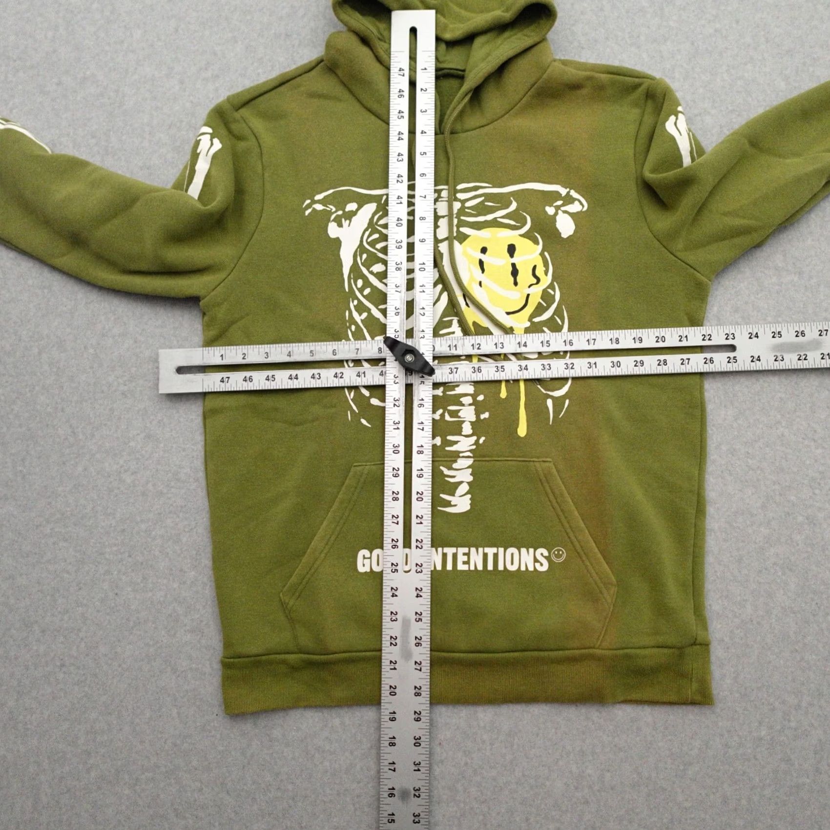 Olive THE WEEKND x NAV Good Intentions Adult Hoodie L NAV Olive Green Brown 29x22 Size: Large Color: Green MeASUREMENTS ARE PROVIDED IN PICTURES Mens Size US L / EU 52-54 / 3 - 2 Thumbnail