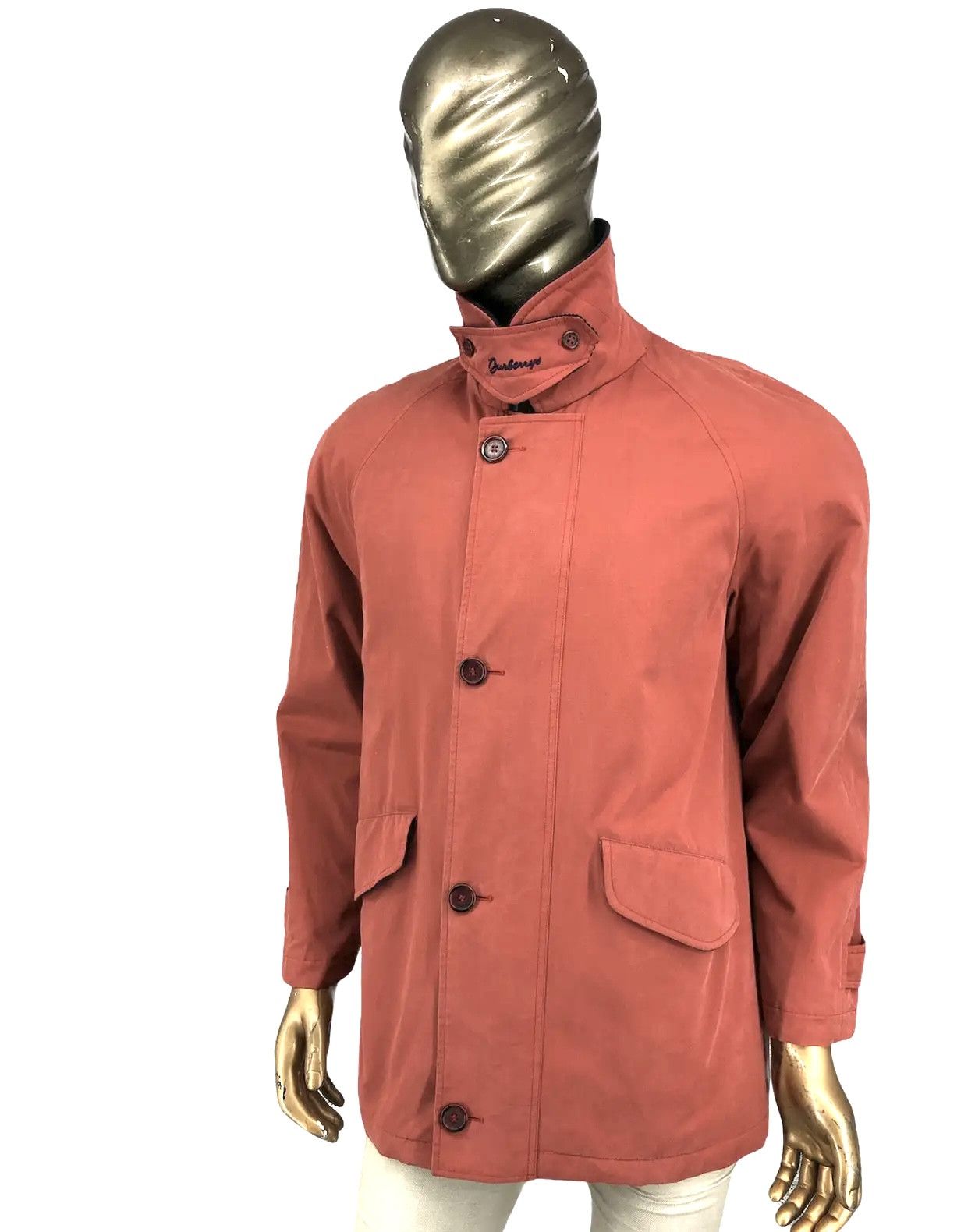 Burberry Burberry pink salmon down jacket novacheck size M 48it Size US M / EU 48-50 / 2 - 5 Thumbnail