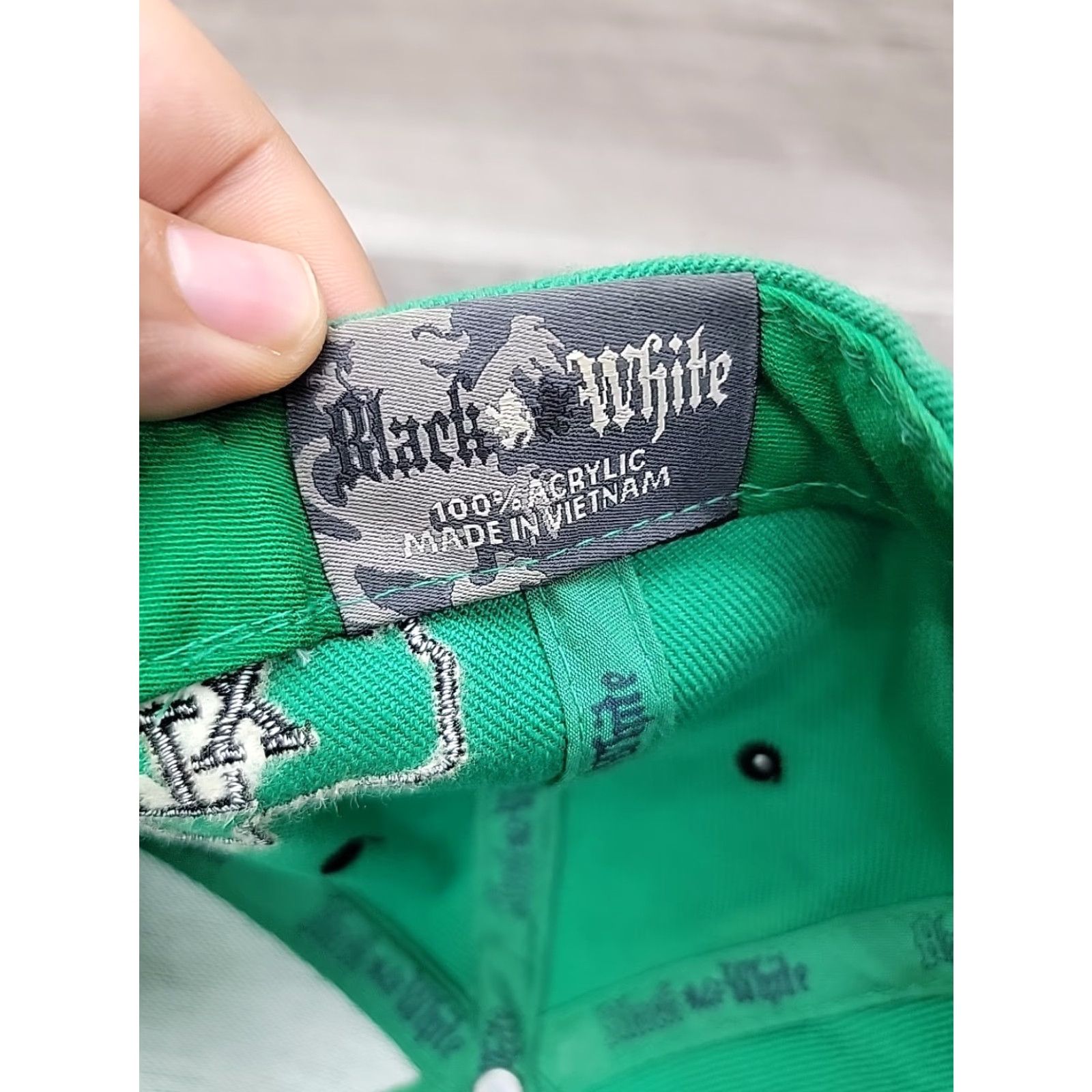 Vintage Y2k TEXAS Hat Cap Green Snapback Big Embroidered Spellout Black/white Baseball Cap Unisex Adults Adjustable Snapback) Size ONE SIZE - 7 Thumbnail