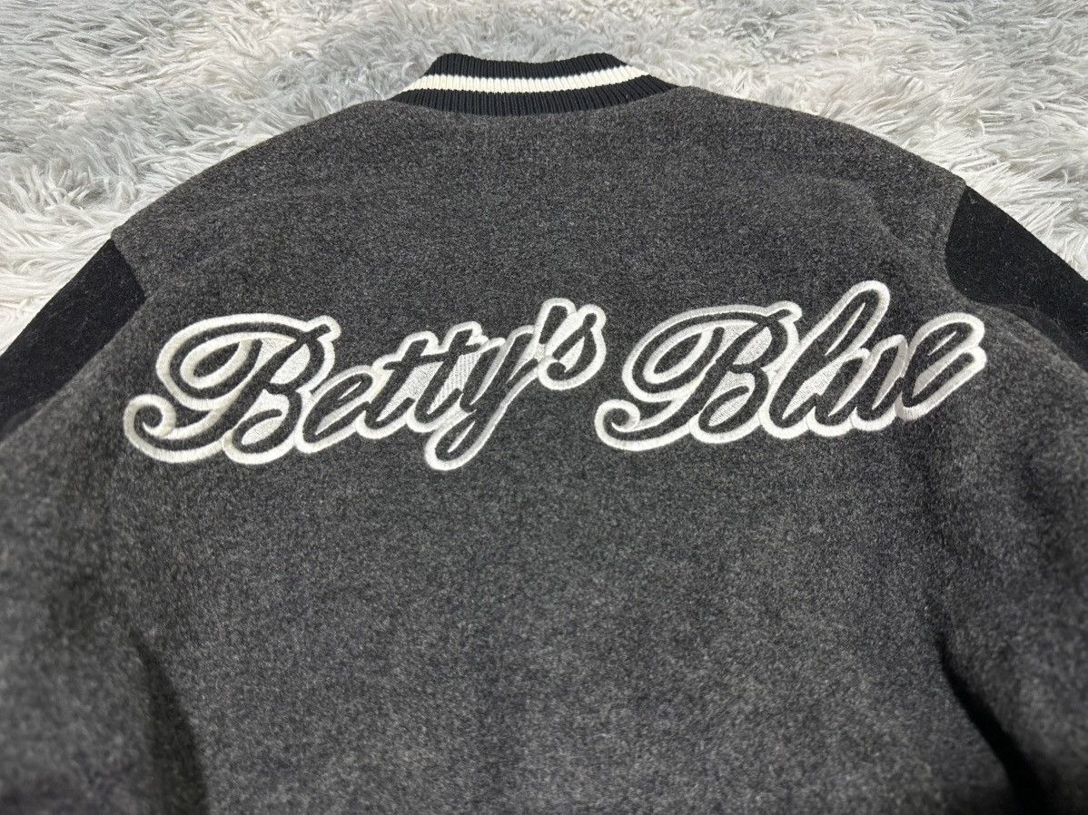 Hysteric Glamour 🔥Y2K Harajuku Betty’s Blue Varsity Bomber Jacket Size US S / EU 44-46 / 1 - 4 Thumbnail