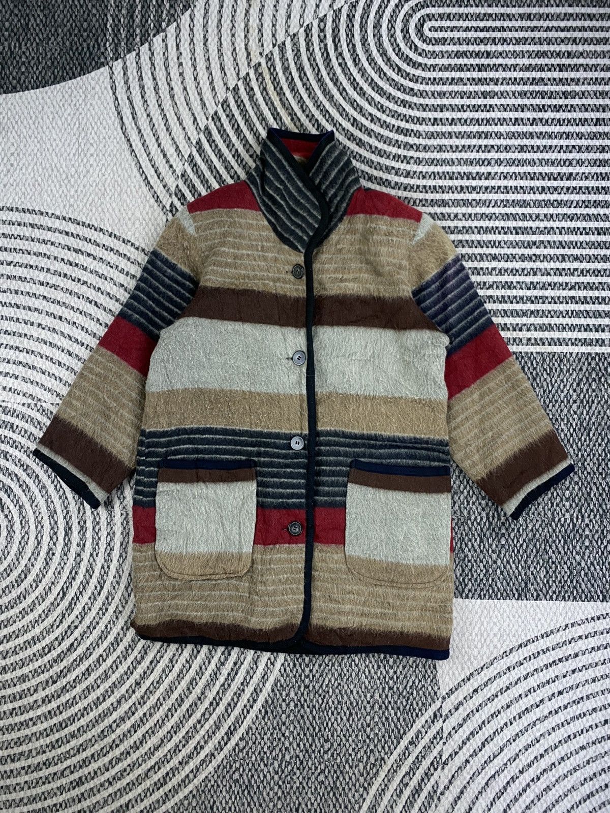 Vintage Vtg Marvelous By Friendly Wool Blend Navajo Style Jacket Size US M / EU 48-50 / 2 - 5 Thumbnail