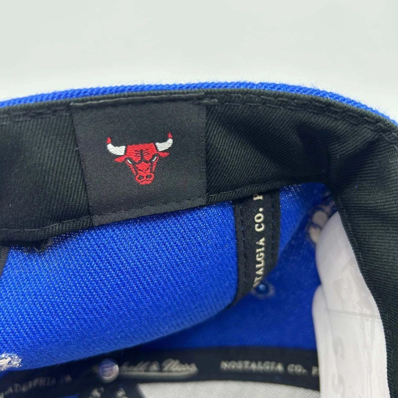 Mitchell & Ness Chicago Bulls NBA Hat Men Blue The Finals Snap Back Cap New Size ONE SIZE - 7 Thumbnail