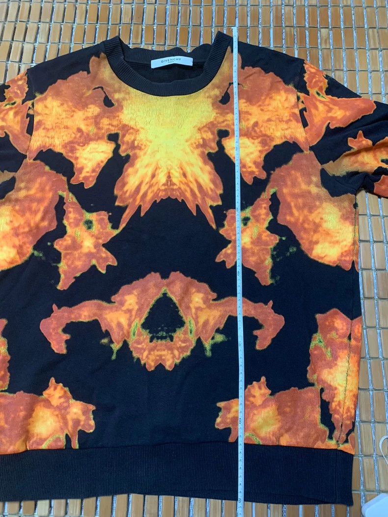 Givenchy Givenchy Flame Printed Hoodie Size US XS / EU 42 / 0 - 7 Thumbnail