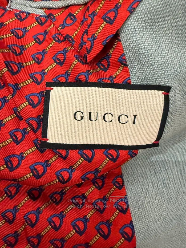 Gucci Gucci Light blue cherry embroidered suit jacket Size XS / US 0-2 / IT 36-38 - 3 Thumbnail