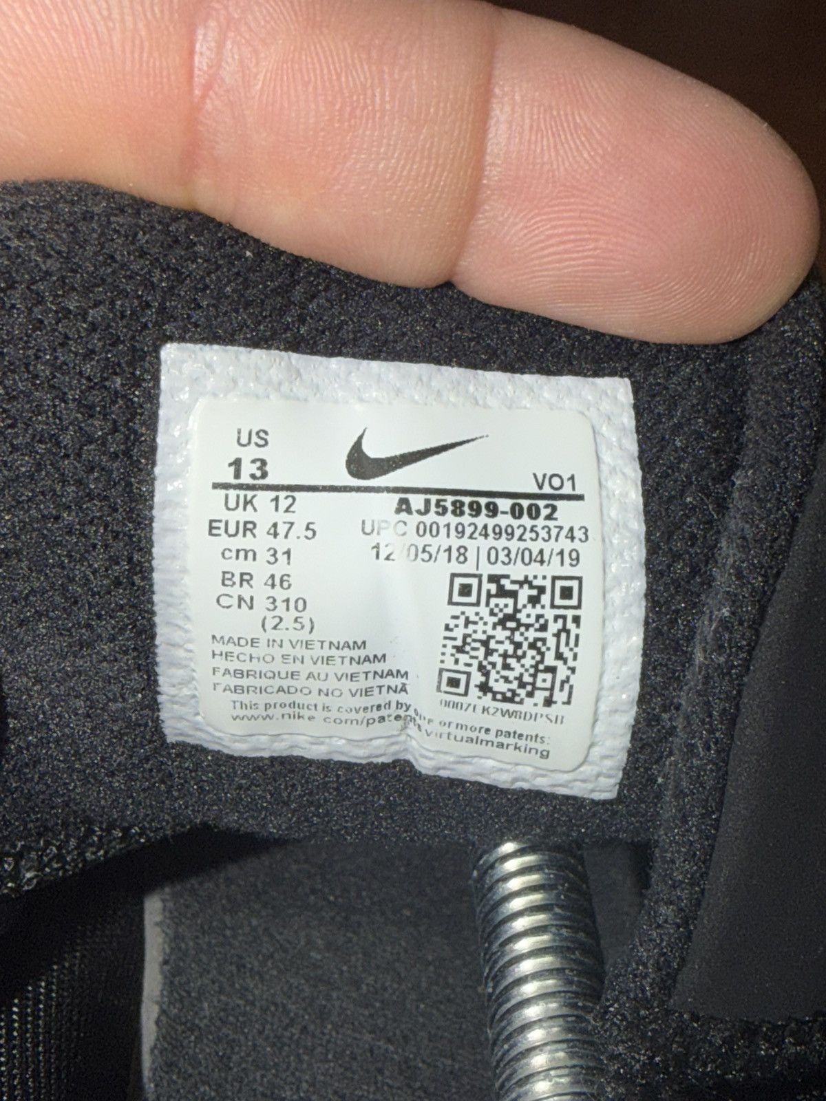Nike Nike Mamba Focus Black size 13 Size US 13 / EU 46 - 11 Thumbnail