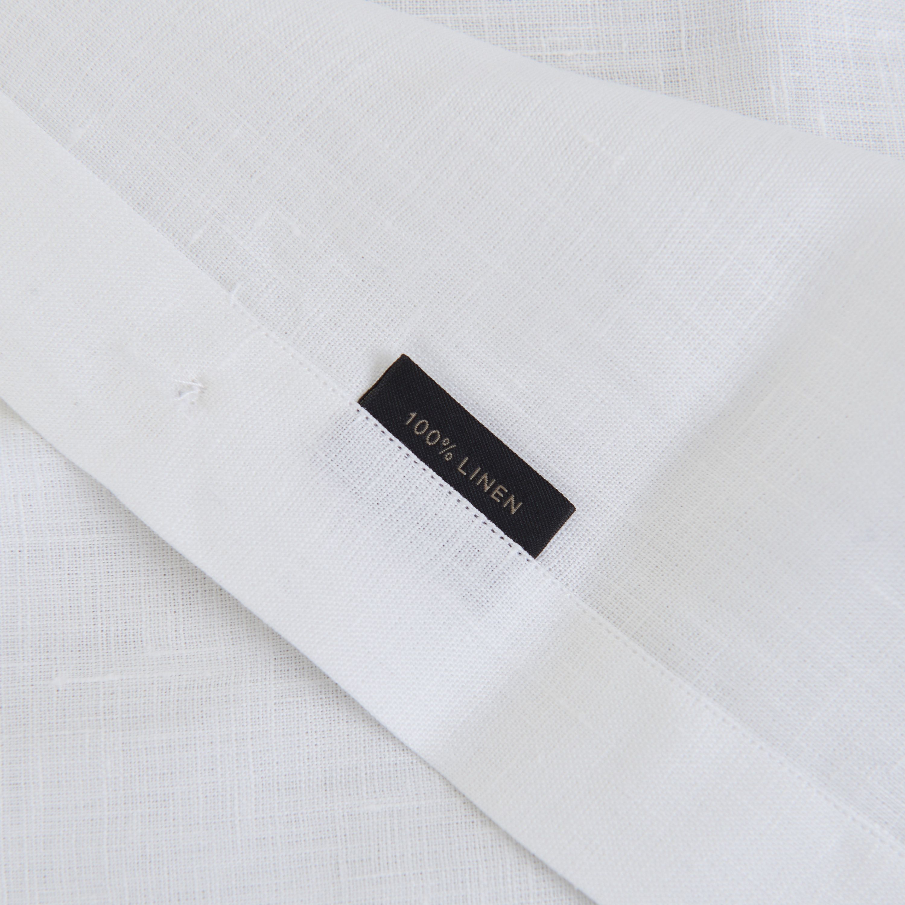 Brioni White Linen Shirt Size US XL / EU 56 / 4 - 12 Thumbnail