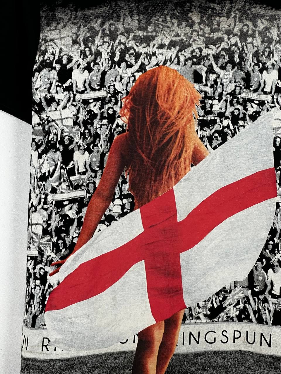 Ringspun × Vintage England Soccer Vintage Sexy Girl Ringspun T Shirt Size US M / EU 48-50 / 2 - 4 Thumbnail