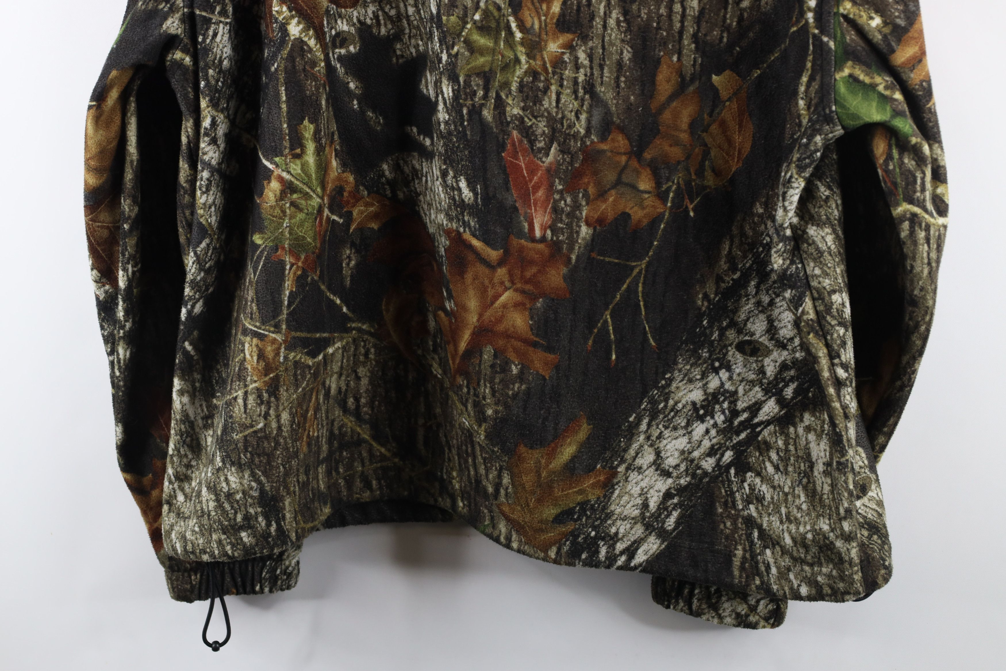 Vintage Vintage 90s Streetwear Camouflage Fleece Full Zip Jacket Size US XL / EU 56 / 4 - 11 Thumbnail