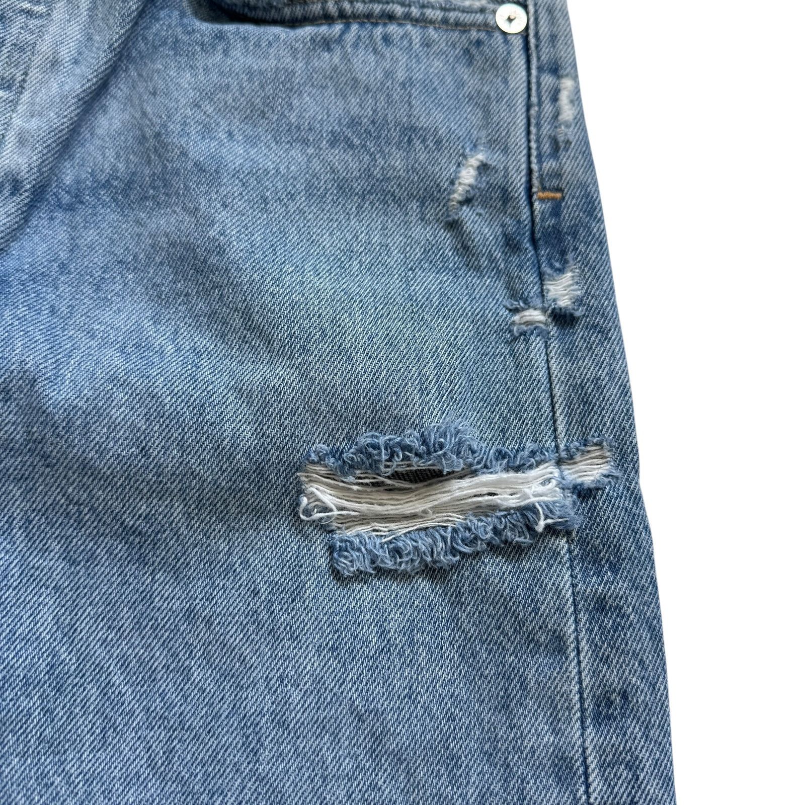 Agolde AGOLDE 90's Mid Rise Loose Fit Fall Out Wash Distressed Size 25" / US 0 / IT 36 - 7 Thumbnail