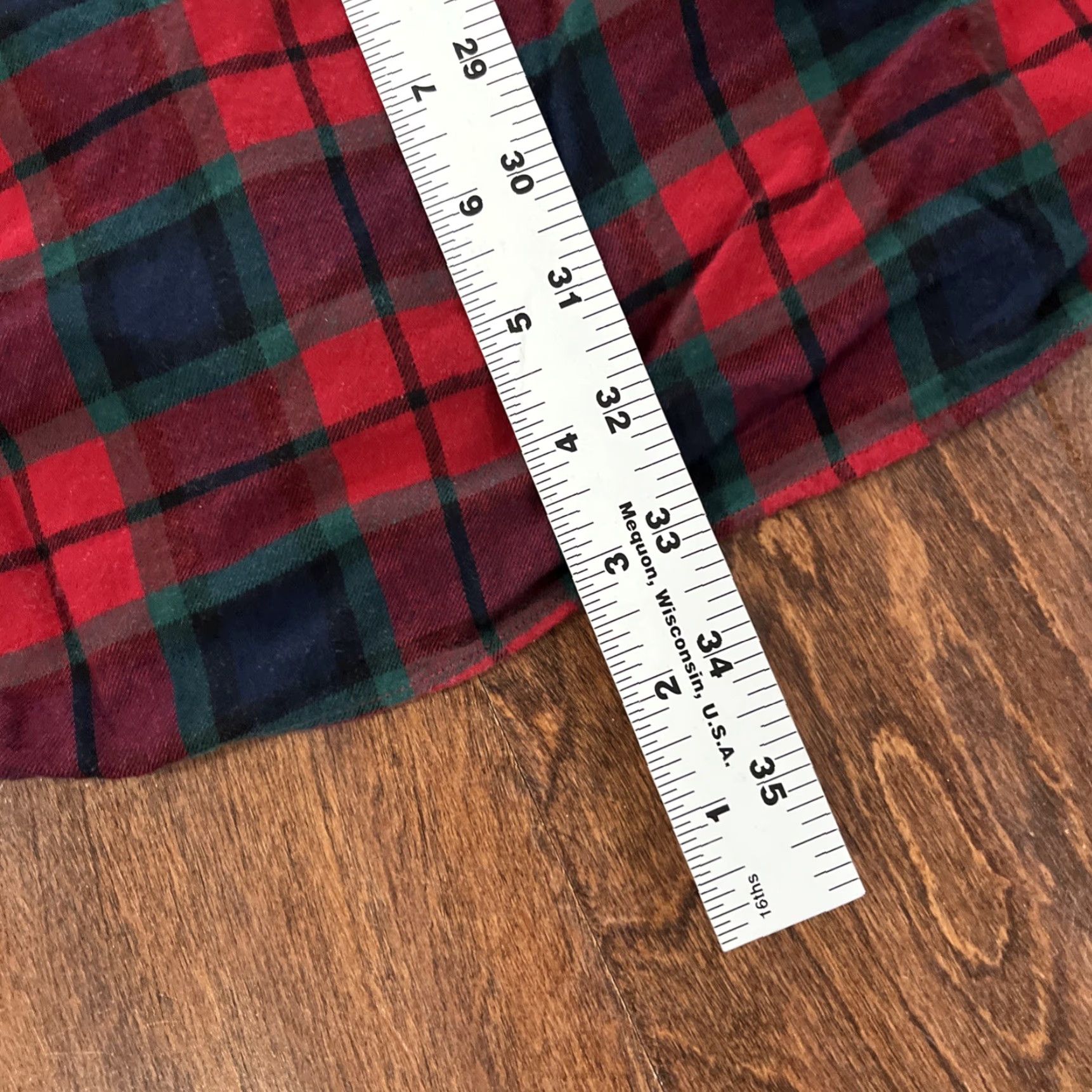 Ralph Lauren Ralph Lauren Polo Long Sleeve Blake Plaid Flannel Shirt Men's XXL Red Cotton Button-Up 90s Classic Retro All Seasons Size US XXL / EU 58 / 5 - 8 Thumbnail