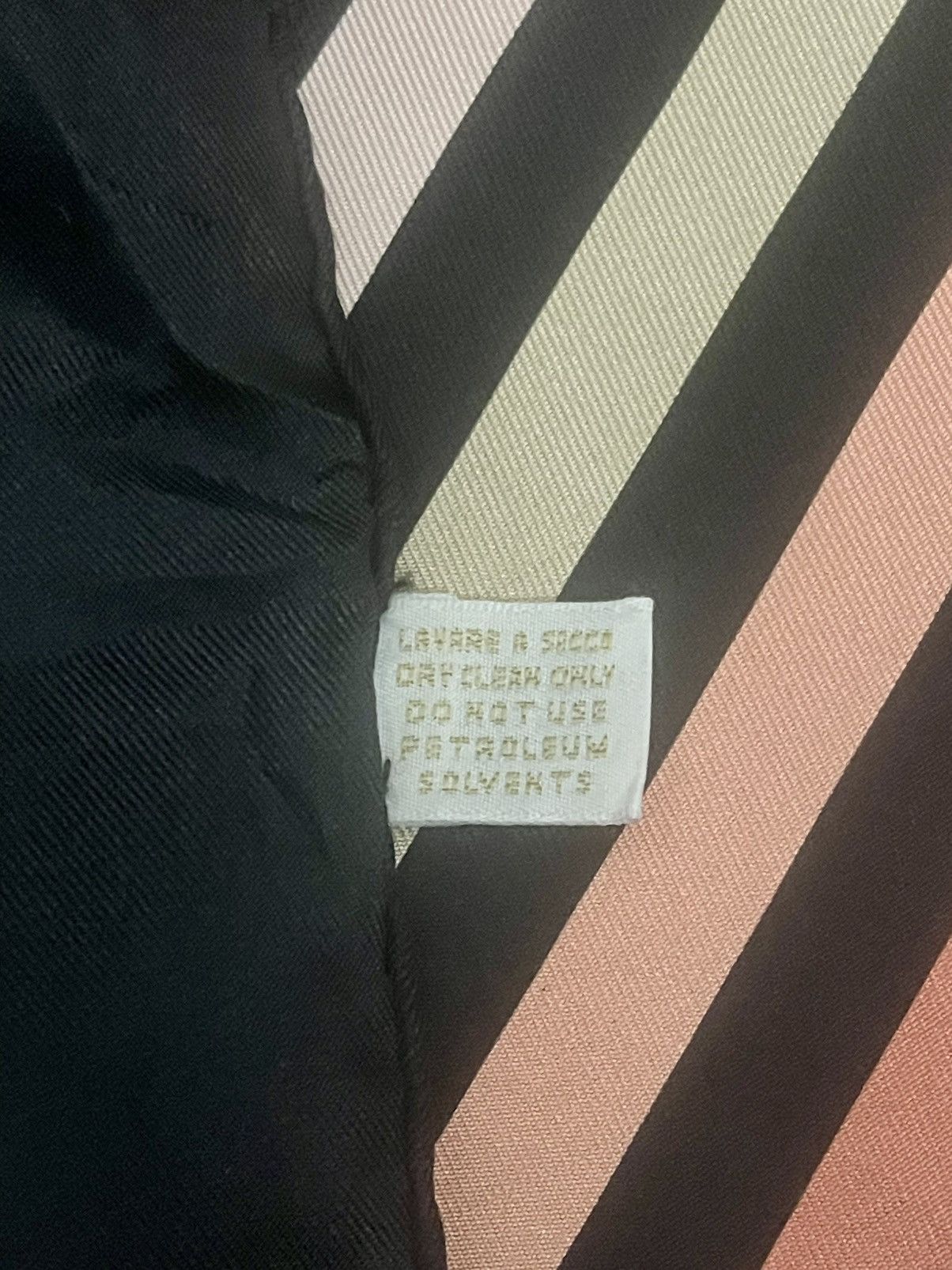 Gucci Gucci Striped Silk Scarf Size ONE SIZE - 6 Thumbnail