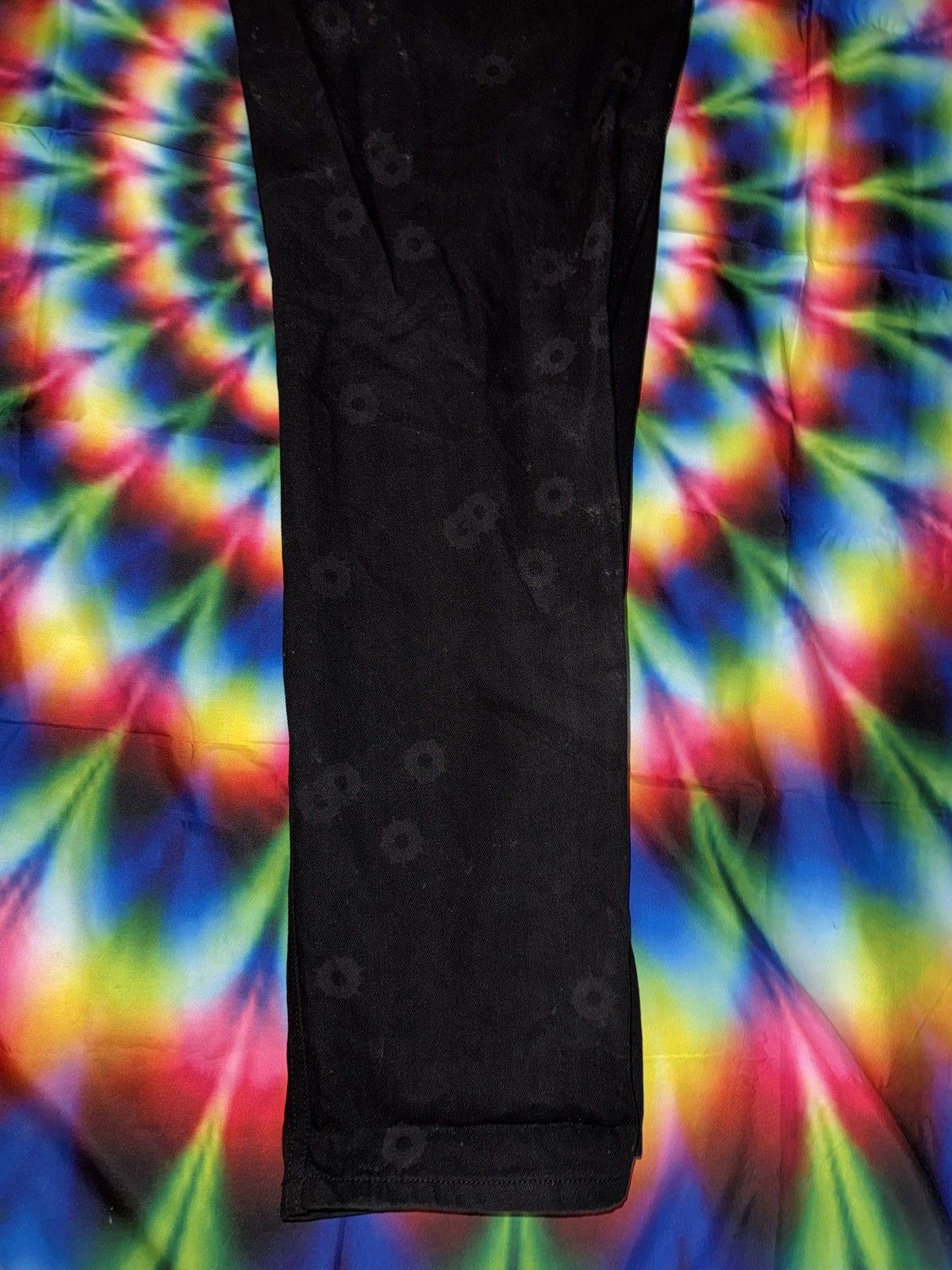 Fuck The Population FTP Bullet Hole All Over Print Denim Pants Size US 36 / EU 52 - 10 Thumbnail