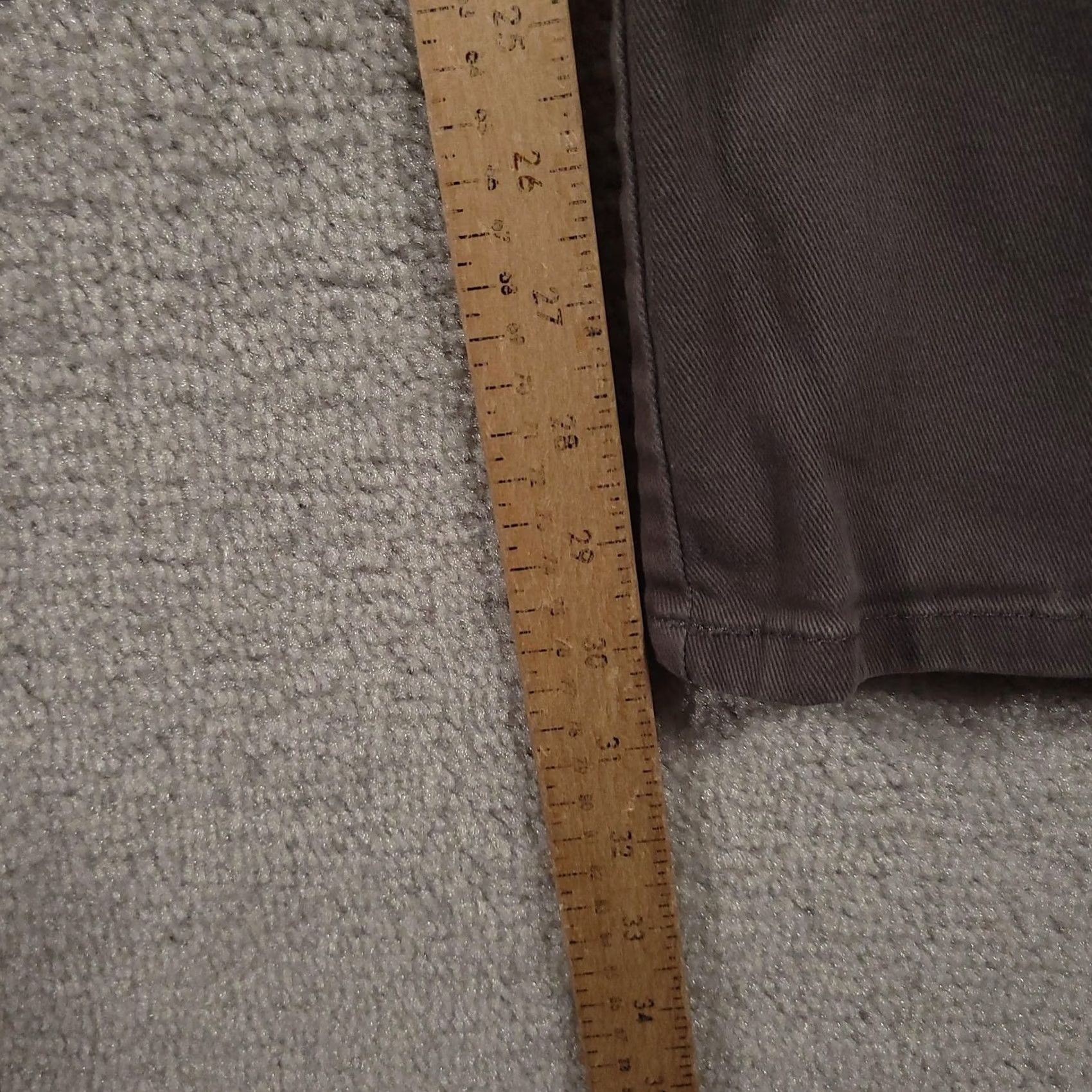 Gloria Vanderbilt VINTAGE Gloria Vanderbilt Jeans Womens 14 Gray Amanda Stretch High Rise Classic Denim Tapered Zip 5-Pocket Womens Size 36" / US 14 / IT 50 - 5 Thumbnail