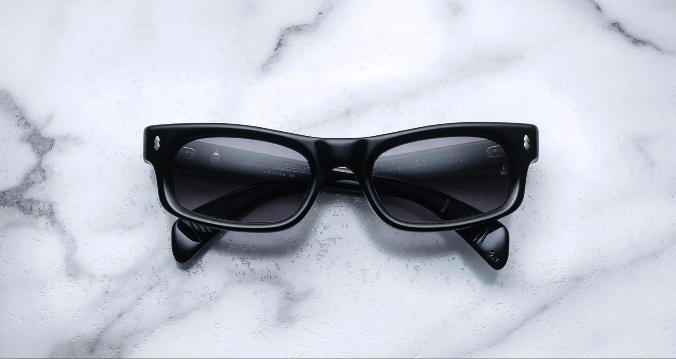 Jacques Marie Mages The Initials Black Sunglasses