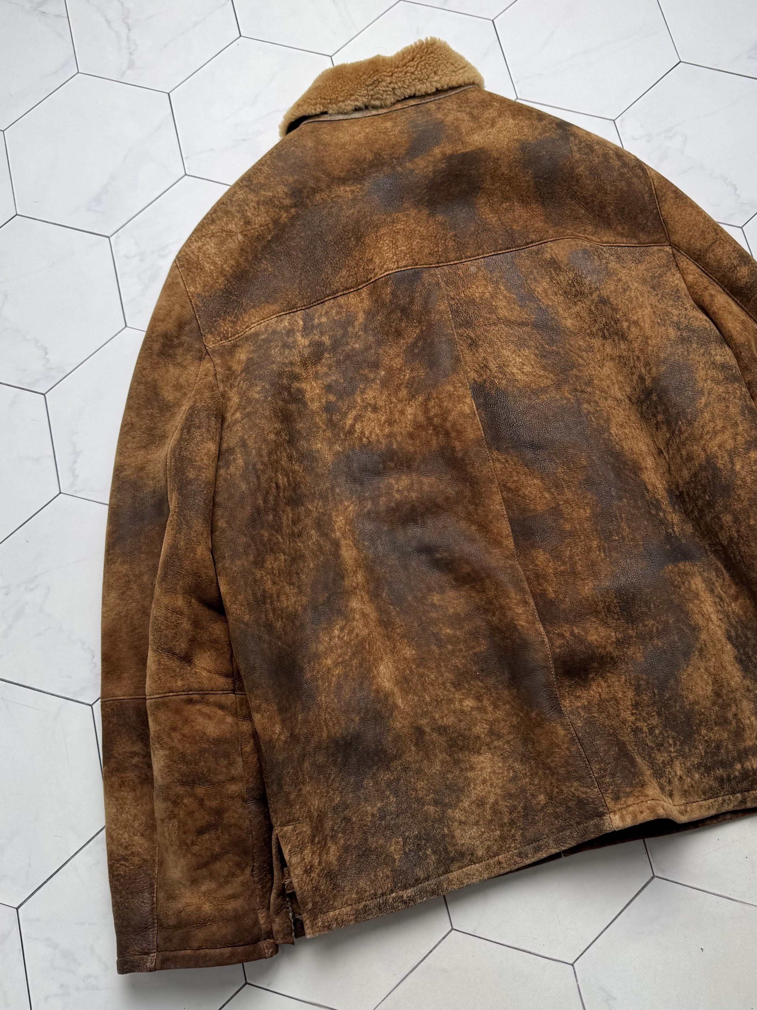 Vintage Vintage Real Shearling Faded Jacket(B409)E2D15 Size US XXL / EU 58 / 5 - 17 Thumbnail