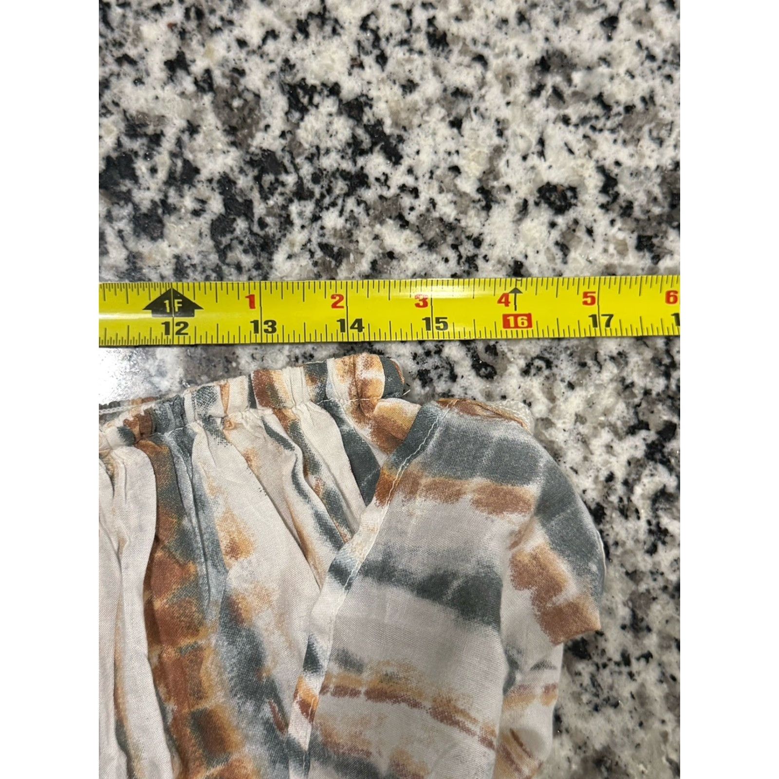 Free People Free People Jumpsuit Women Medium Multicolor Earth Tone Tie-Dye Strapless Cropped Wide-Leg Summer Womens Size 32" / US 10 / IT 46 - 5 Thumbnail