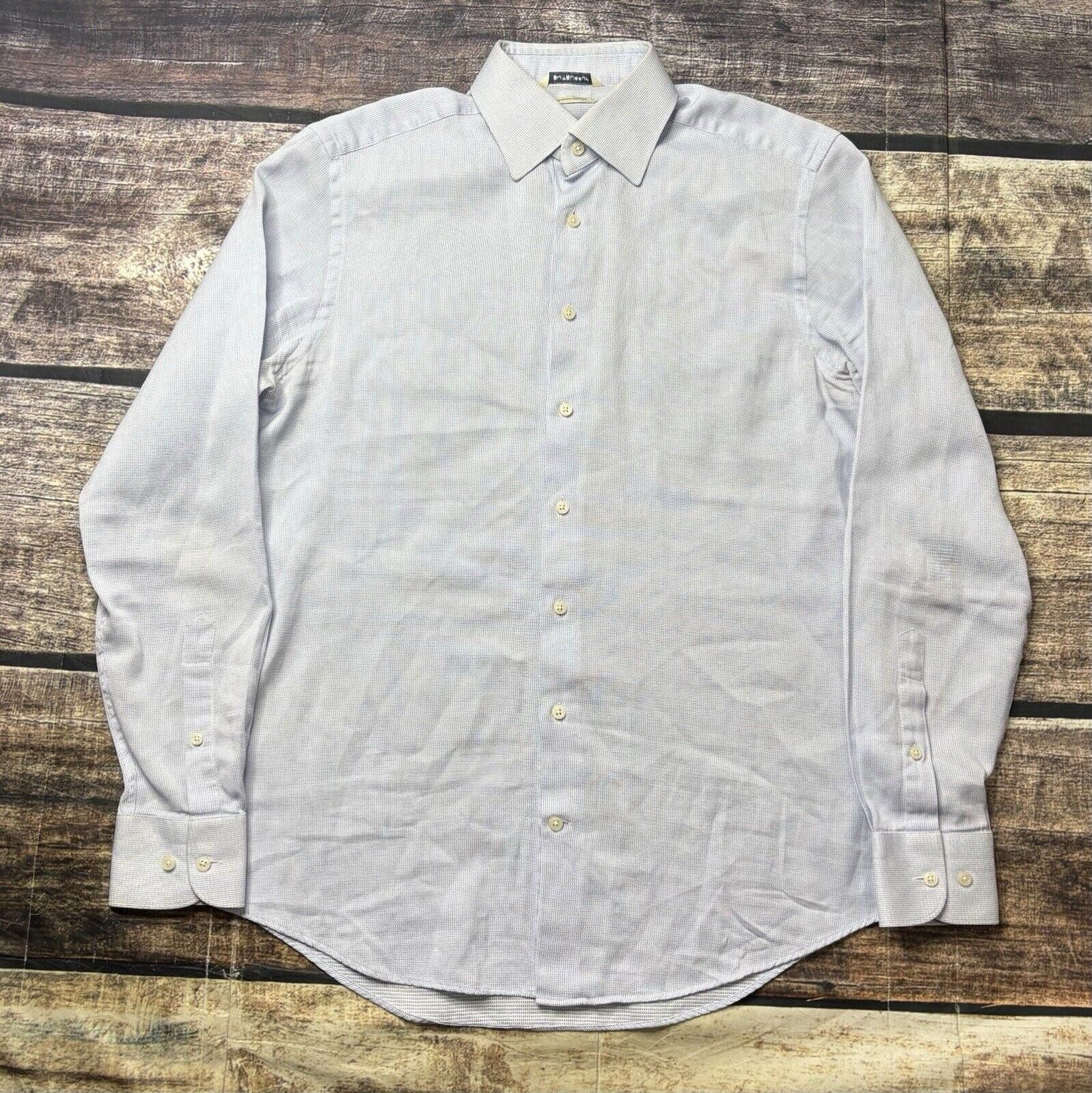 Suitsupply Shirt Men's 39/ 15.5 Egyptian Cotton Long Sleeve