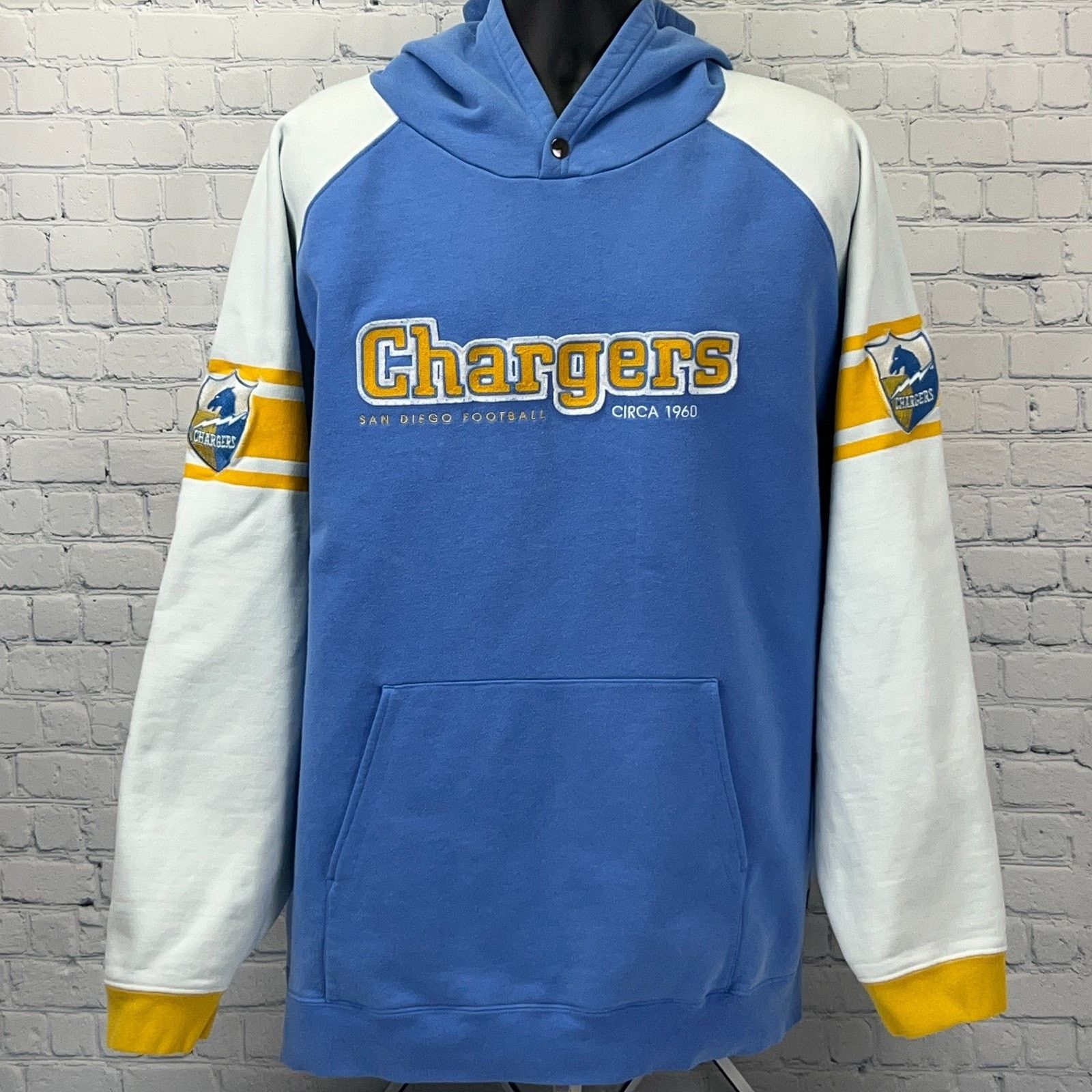 Reebok Los Angeles LA Chargers Hoodie San Diego Reebok Blue 3XL Size US XXL / EU 58 / 5 - 2 Thumbnail