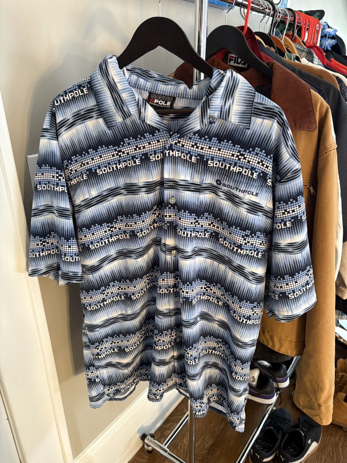 Southpole SOUTHPOLE DIGITAL BUTTON UP Size US L / EU 52-54 / 3 - 1 Thumbnail