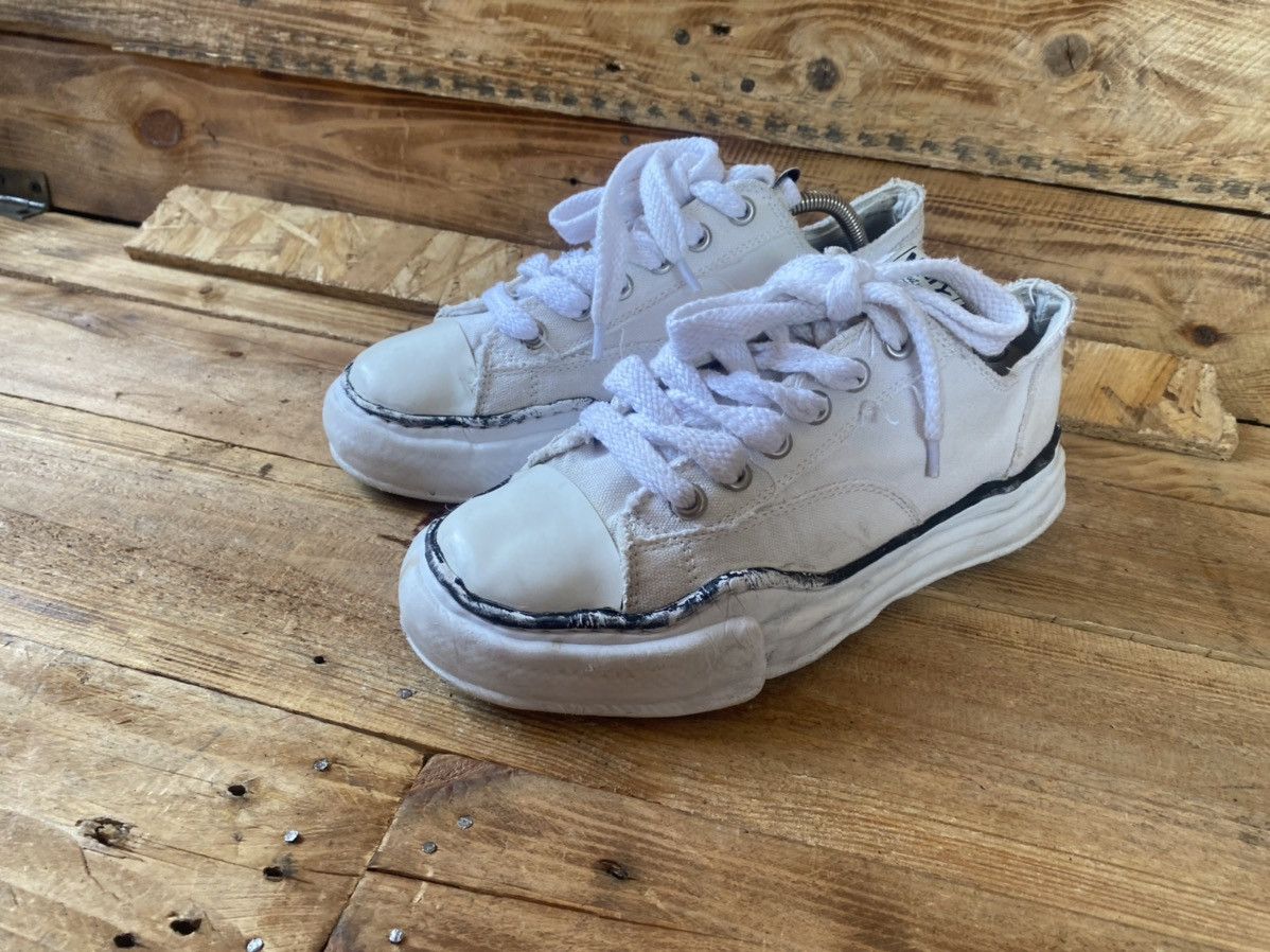 Maison MIHARA YASUHIRO Maison mihara yasuhiro white low-too canvas sneakers sz 41 Size US 8 / EU 41 - 5 Thumbnail