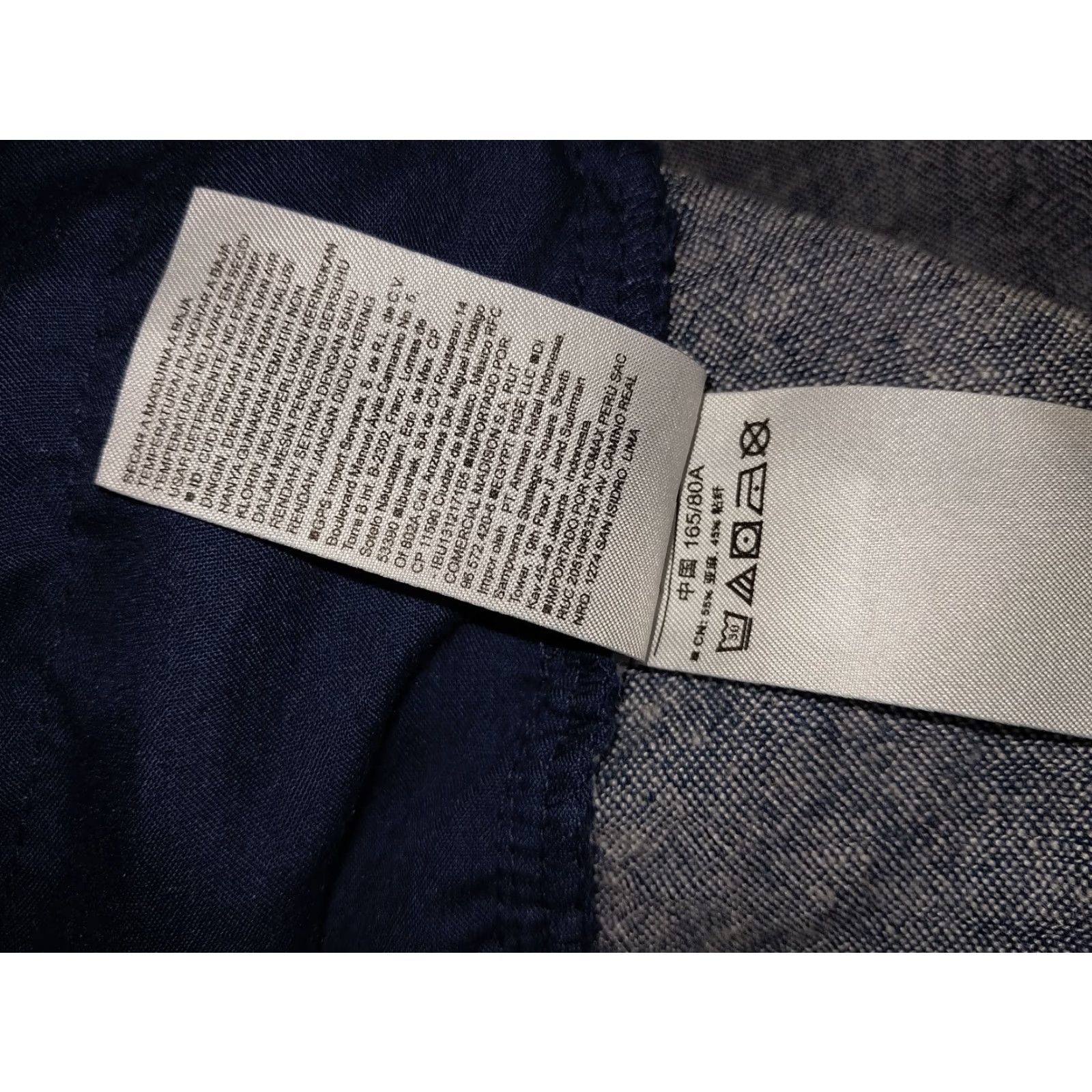 Old Navy **Women's Large Blue Linen Rayon Blend Elastic Waist Drawstring Pants** User: Women's Large Blue Linen Rayon Blend Elastic Waist Drawstring Pants Size 36" / US 14 / IT 50 - 5 Thumbnail
