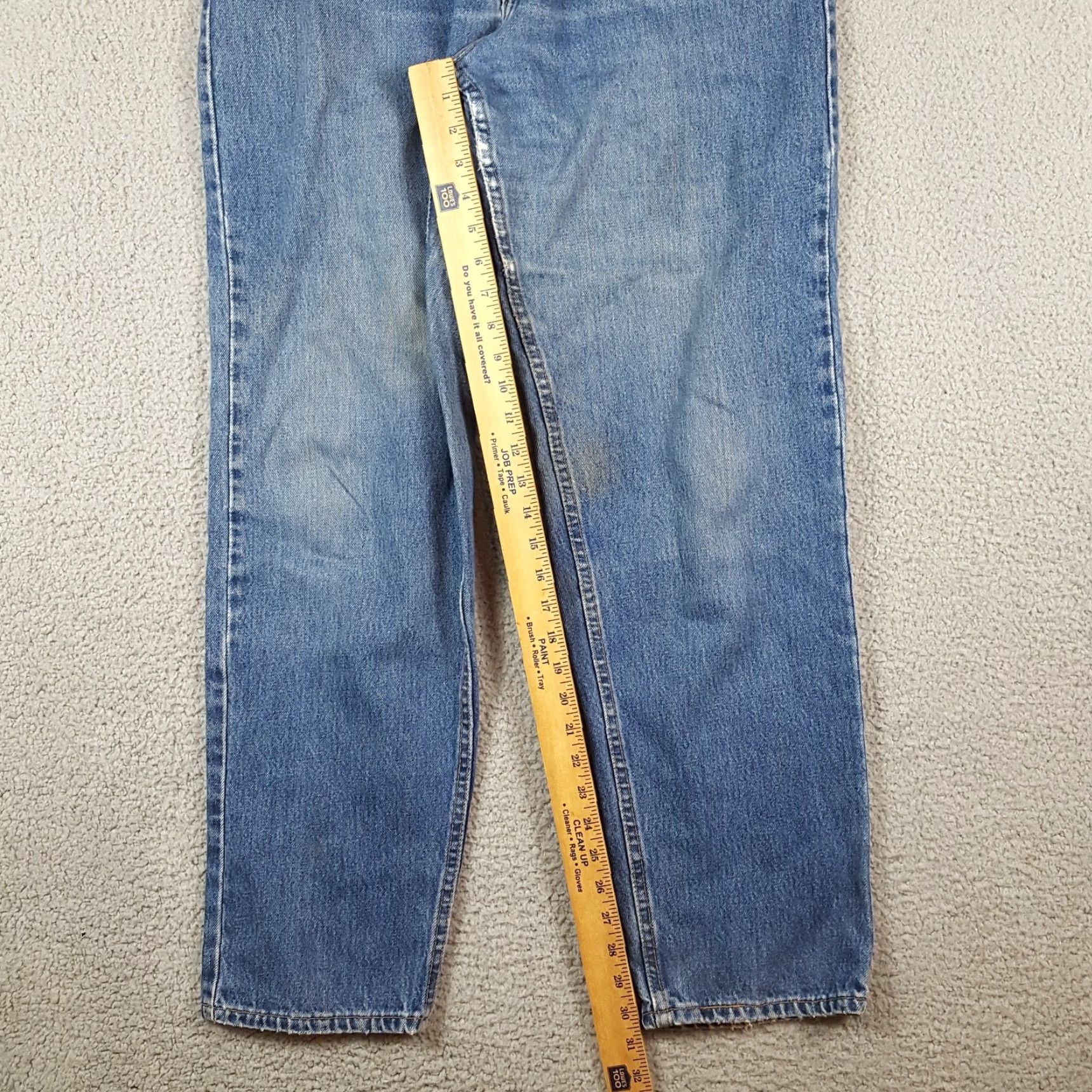 Levi's 90s Levi's 560 Loot Fit Straight Leg Size 12 Vintage Denim Blue Jeans Stonewash Size 34" / US 12 / IT 48 - 6 Thumbnail