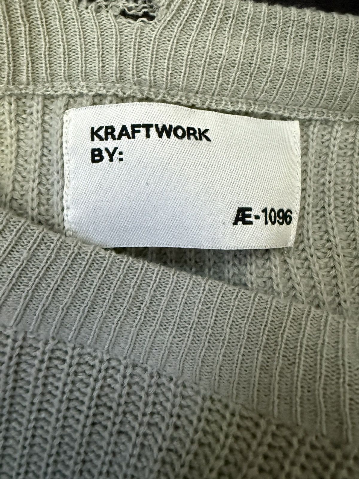 Japanese Brand KraftWork Distressed Knit Grey Size 2 Size US M / EU 48-50 / 2 - 3 Thumbnail
