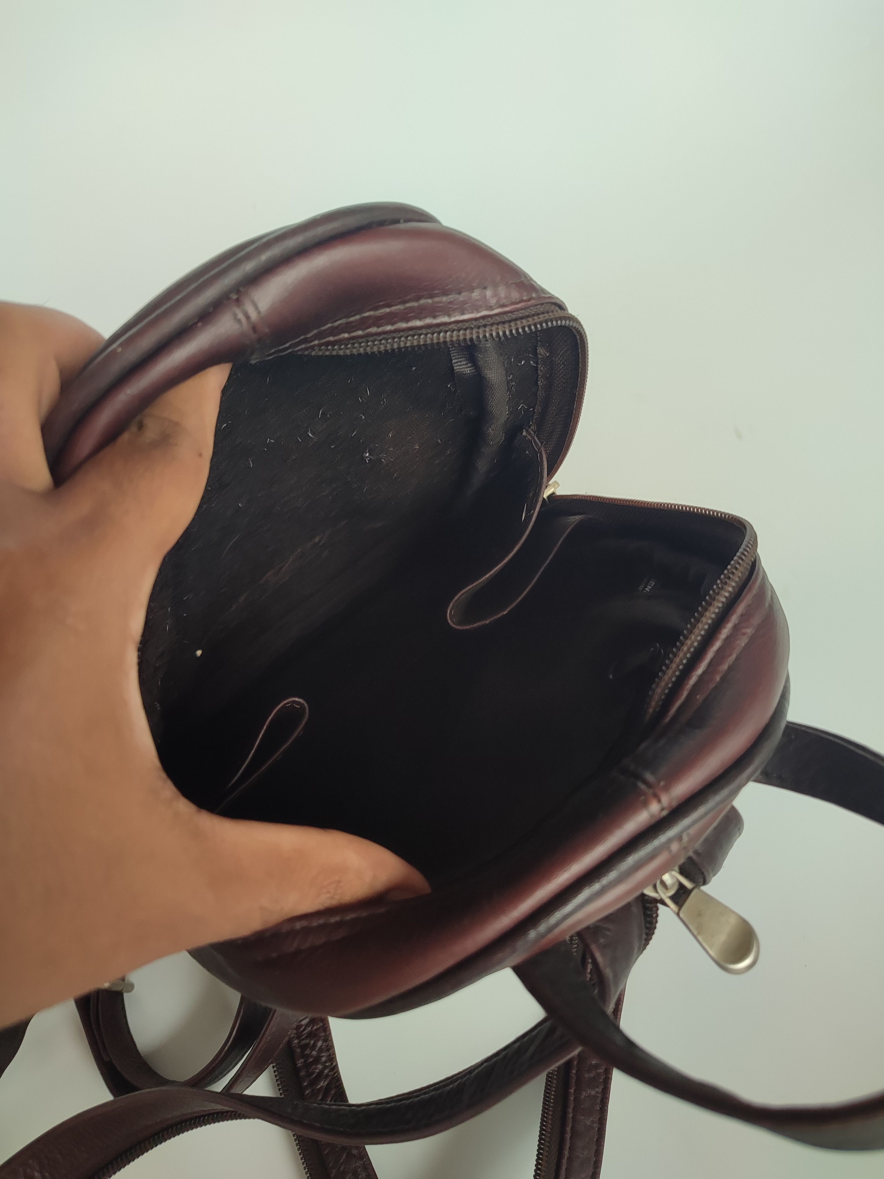 Other Genuine Leather Backpack Size ONE SIZE - 7 Thumbnail
