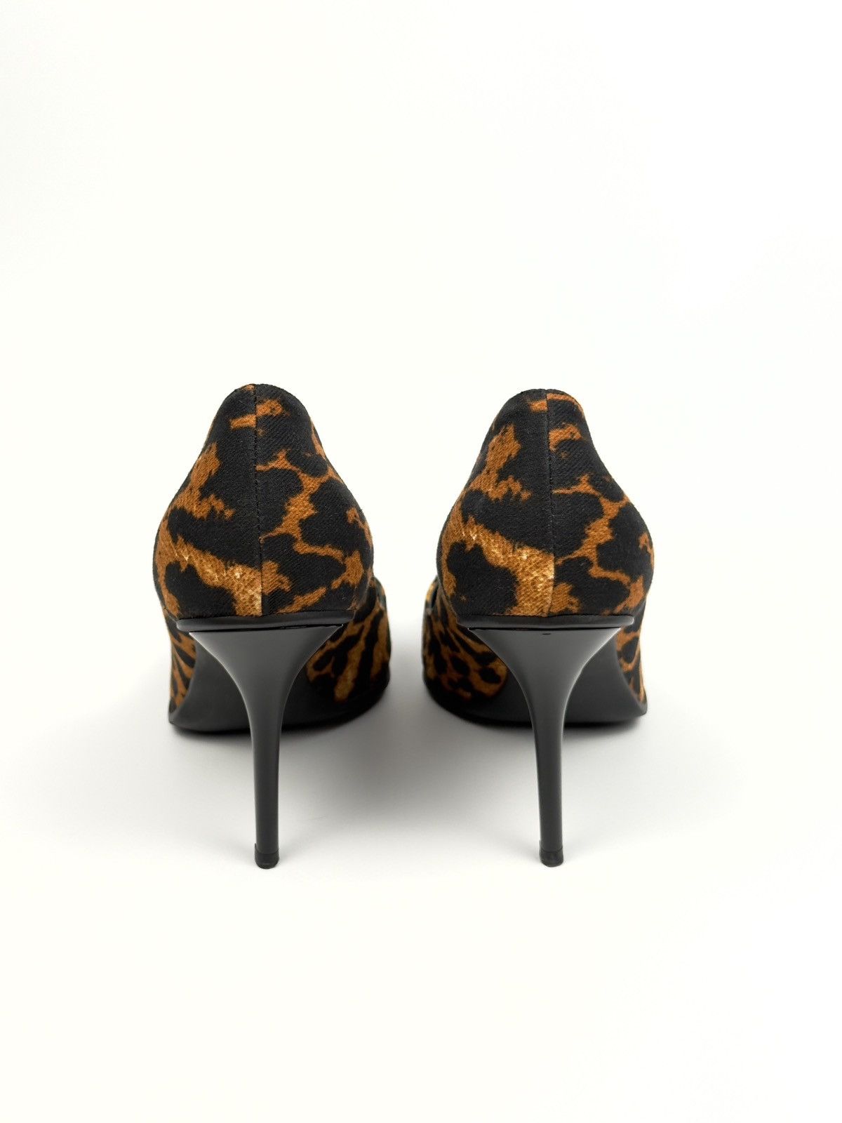 Dior 💖 Dior Iconic F/W 2004 by John Galliano Leopard Heels Pumps Size US 8.5 / IT 38.5 - 12 Thumbnail