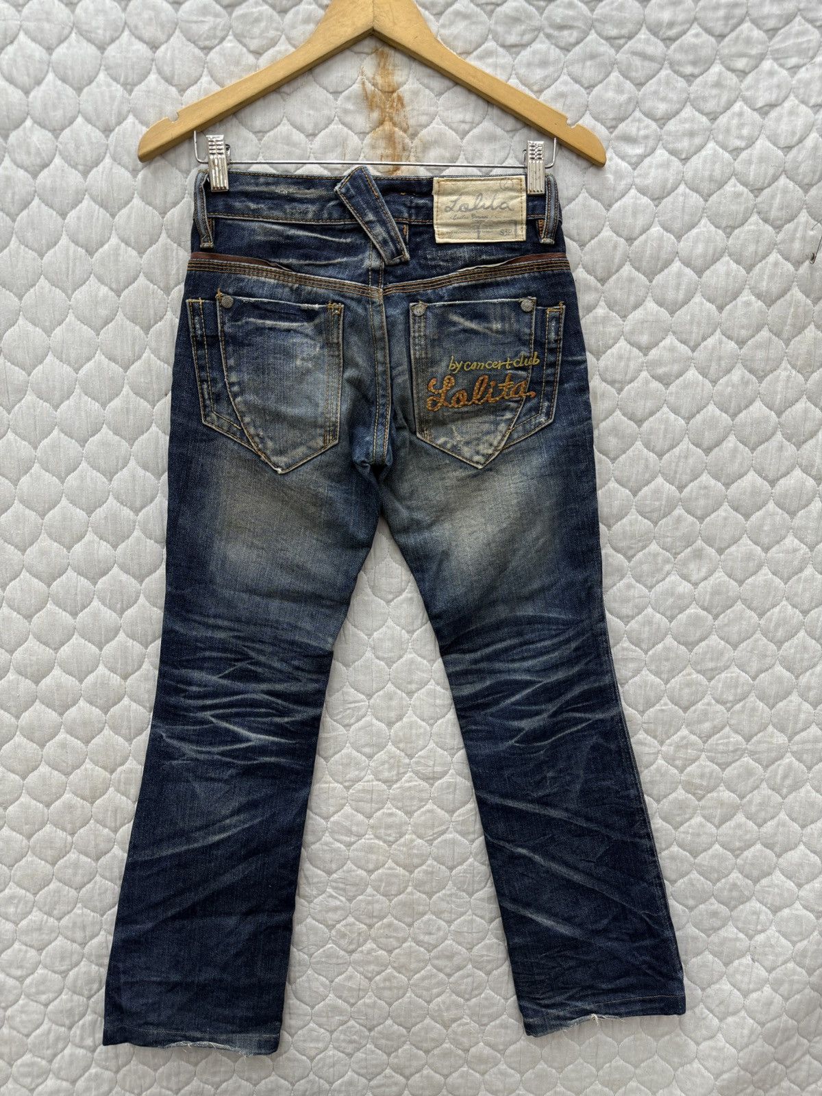 14th Addiction 🔥🔥🔥ARCHIVE VINTAGE LOLITA FLARE JEANS Size 26" / US 2 / IT 38 - 4 Thumbnail