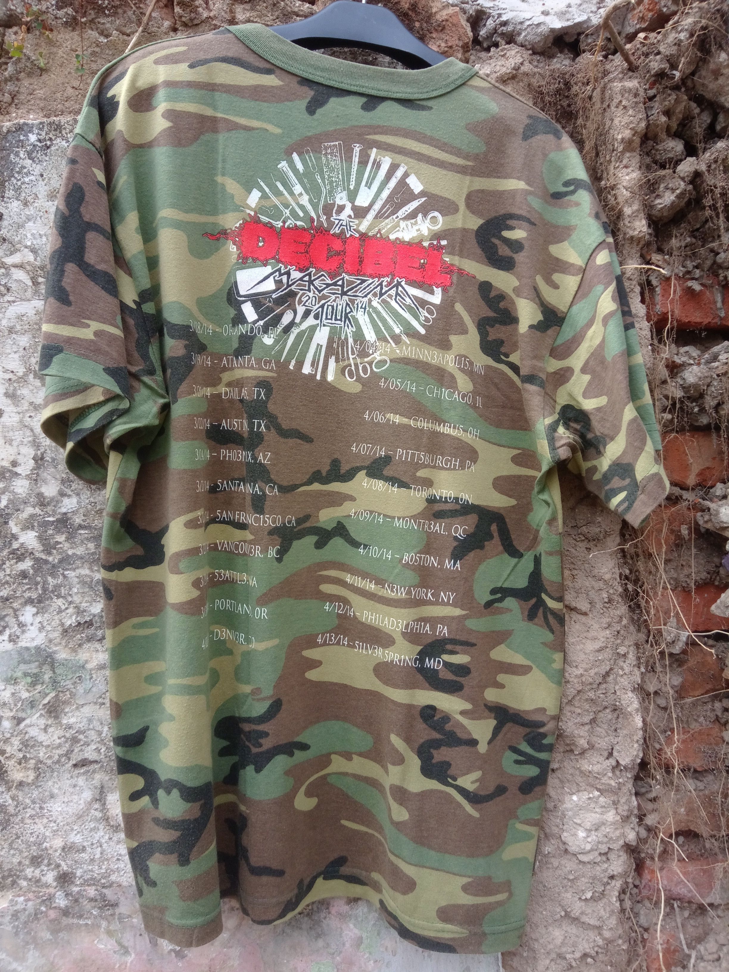Band Tees × Vintage CARCASS the decibel magazine tour 2014 Size US XL / EU 56 / 4 - 3 Thumbnail