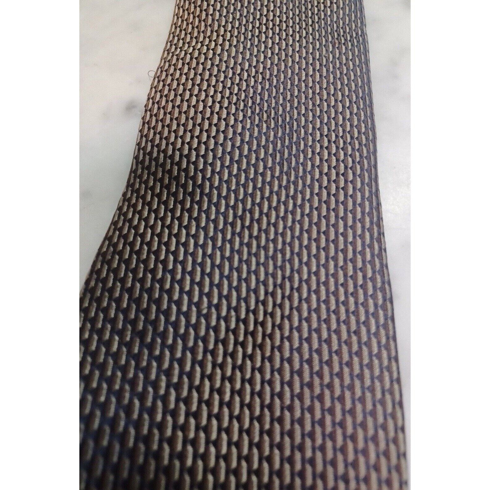 Other Mens 100% Silk Tie Made in Italy Roberto Villini Couture Tan Size ONE SIZE - 3 Thumbnail