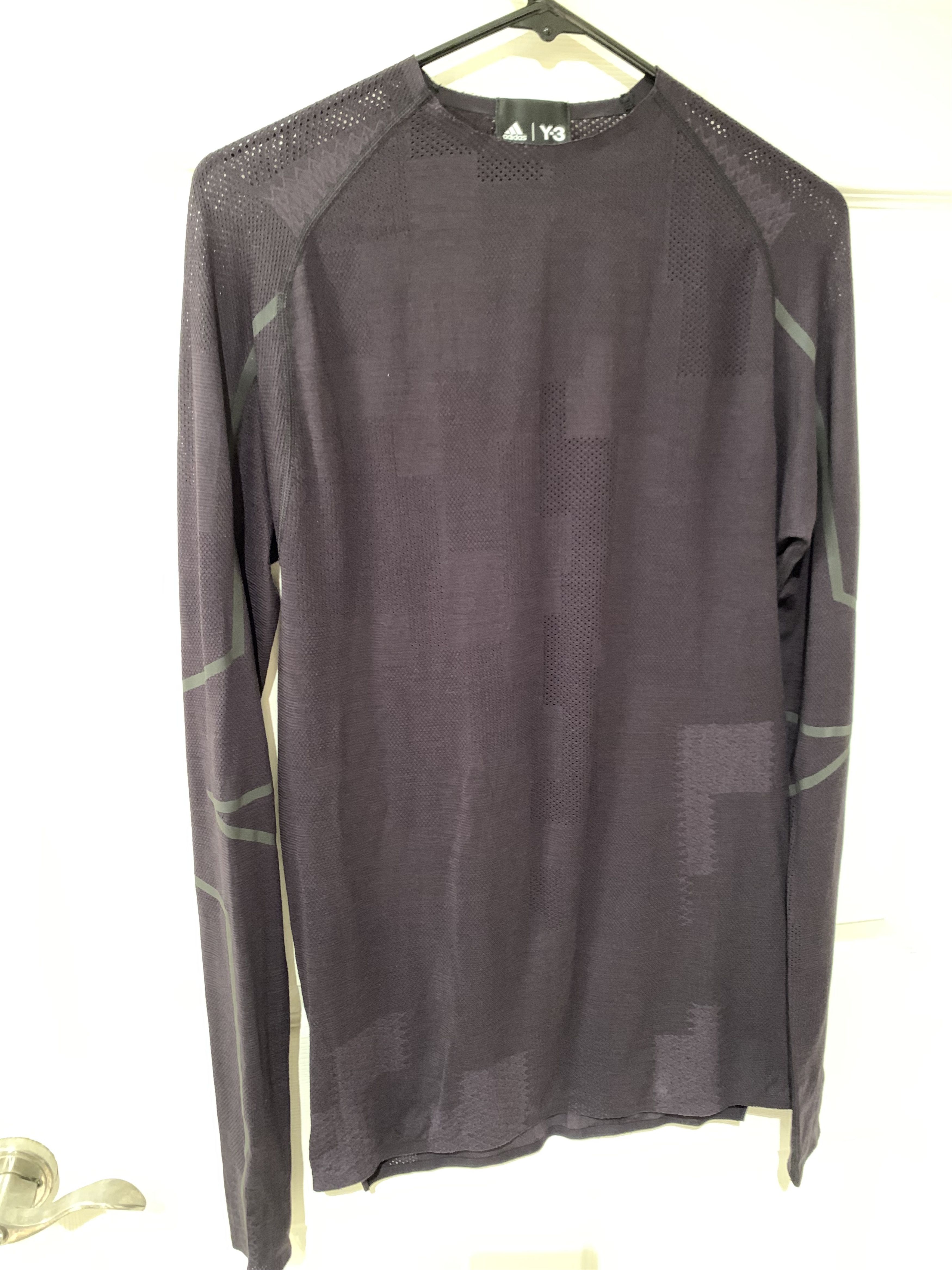 Adidas Y-3 Sport Merino Reflective Tech Tee Size US M / EU 48-50 / 2 - 4 Thumbnail