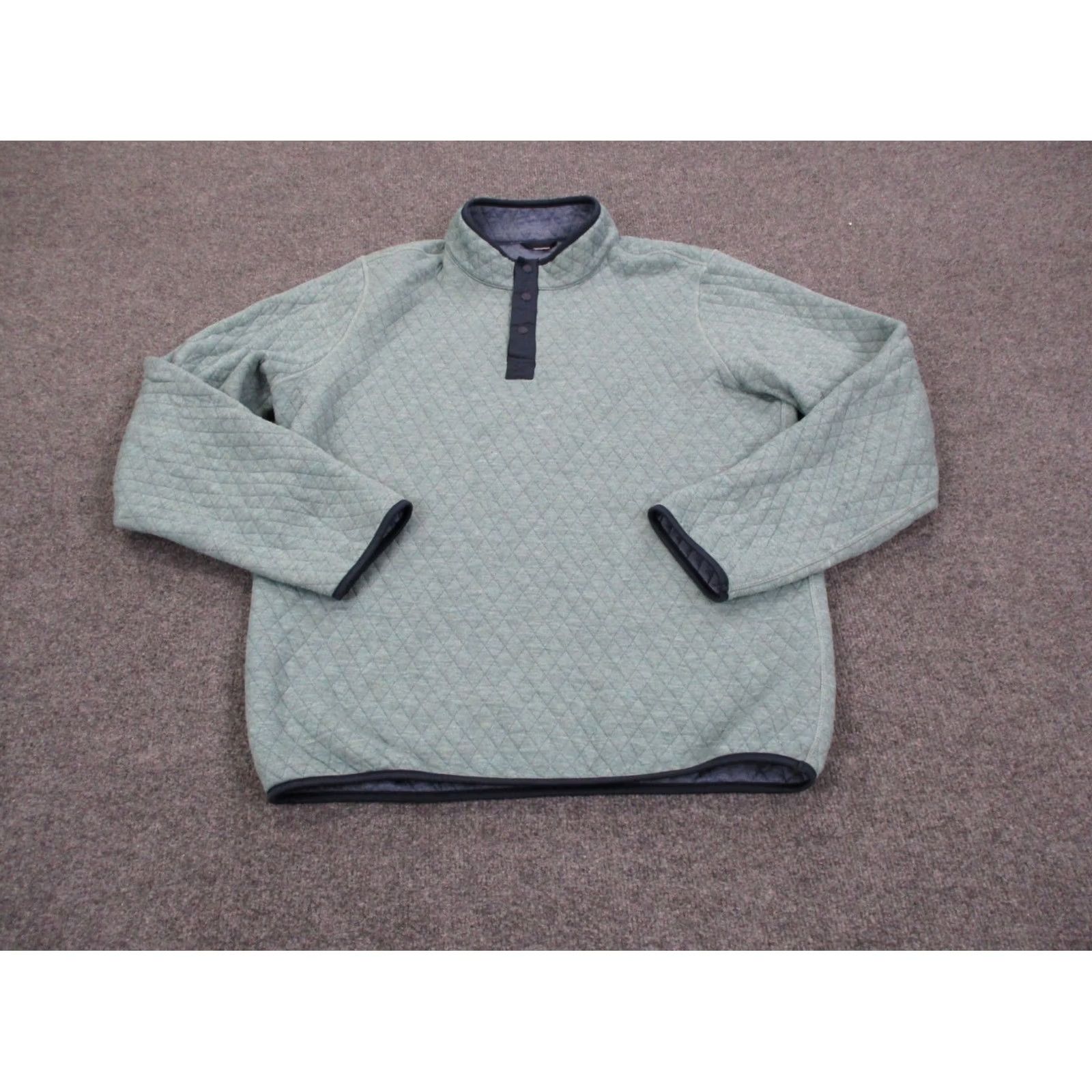 Marine Layer Marine Layer Jacket Mens L Blue Snap Quilted Outdoor Hiking Preppy Equestrian Lightweight Thermal Stretch Size US L / EU 52-54 / 3 - 2 Thumbnail