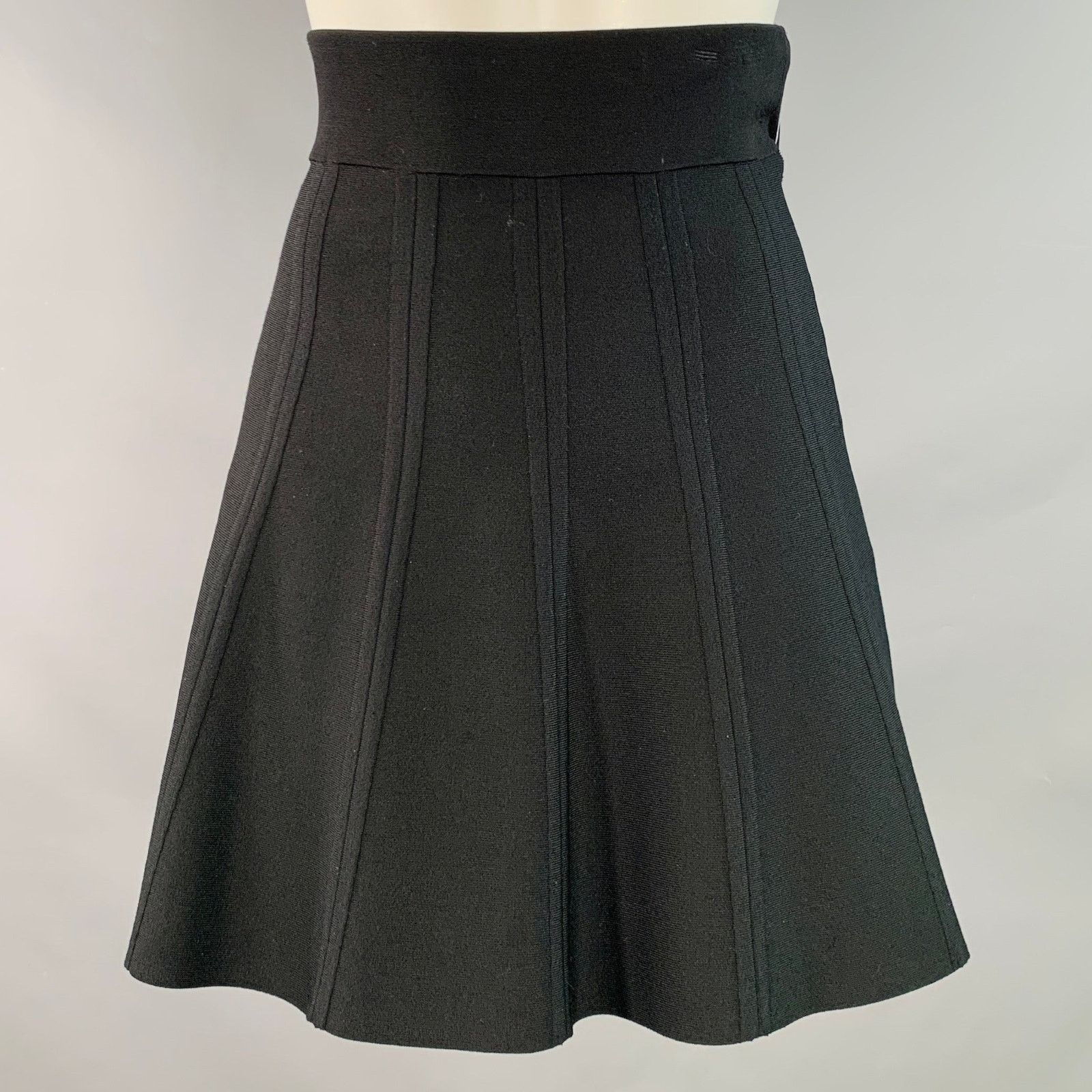 Ted Baker TED BAKER Size S Black Viscose Blend A-Line Above Knee Skirt Size 27" / US 4 / IT 40 - 1 Thumbnail