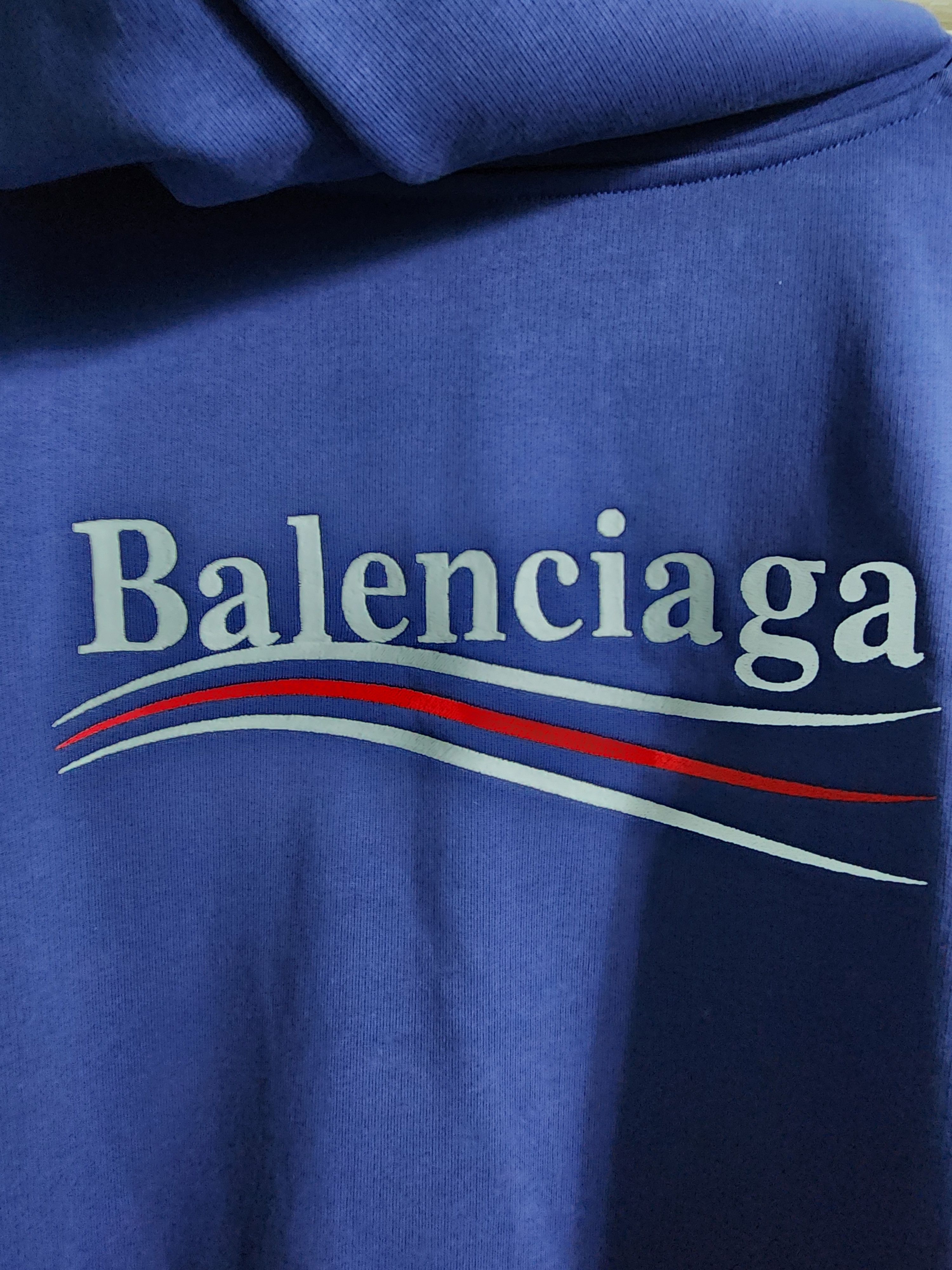 Balenciaga Political Campaign Embroidered Hoodie Size US S / EU 44-46 / 1 - 3 Thumbnail