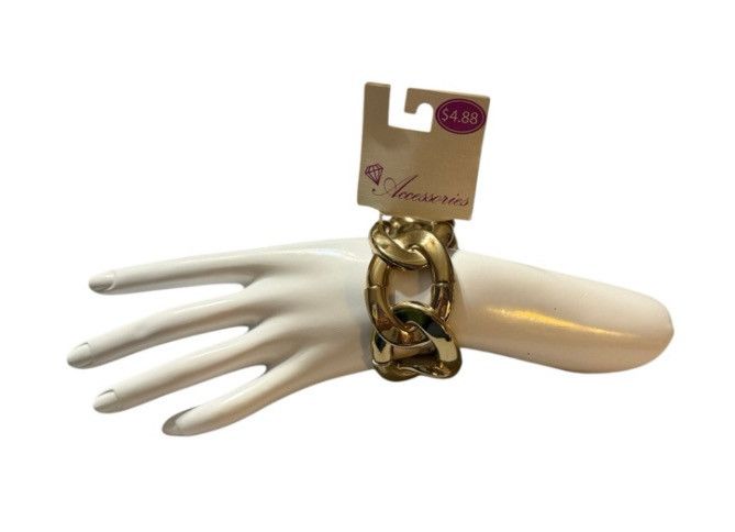 Other Chunky Gold-Tone Chain Link Bracelet – NWT Size ONE SIZE - 2 Thumbnail
