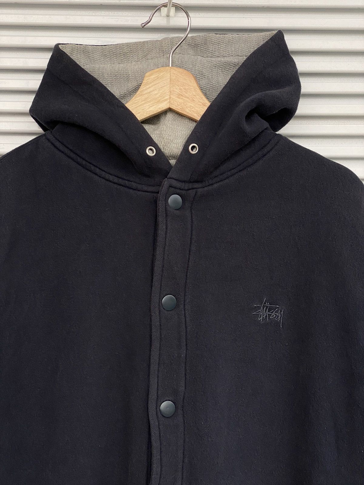 Stussy × Vintage Vintage OG Stussy Varsity Hoodies / Travis Flacko Scott Size US L / EU 52-54 / 3 - 2 Thumbnail