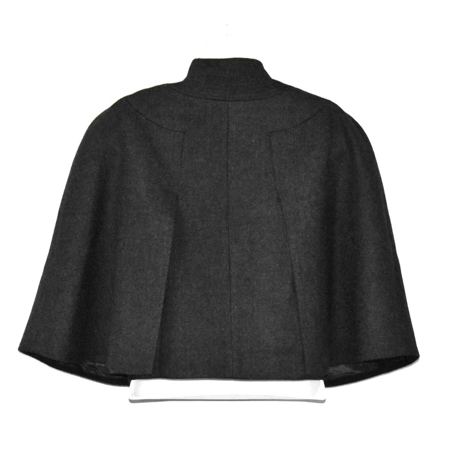 Cape Coat Bcbg Cape Blazer NEW BCBG MAXAZRIA Charcoal Wool Full