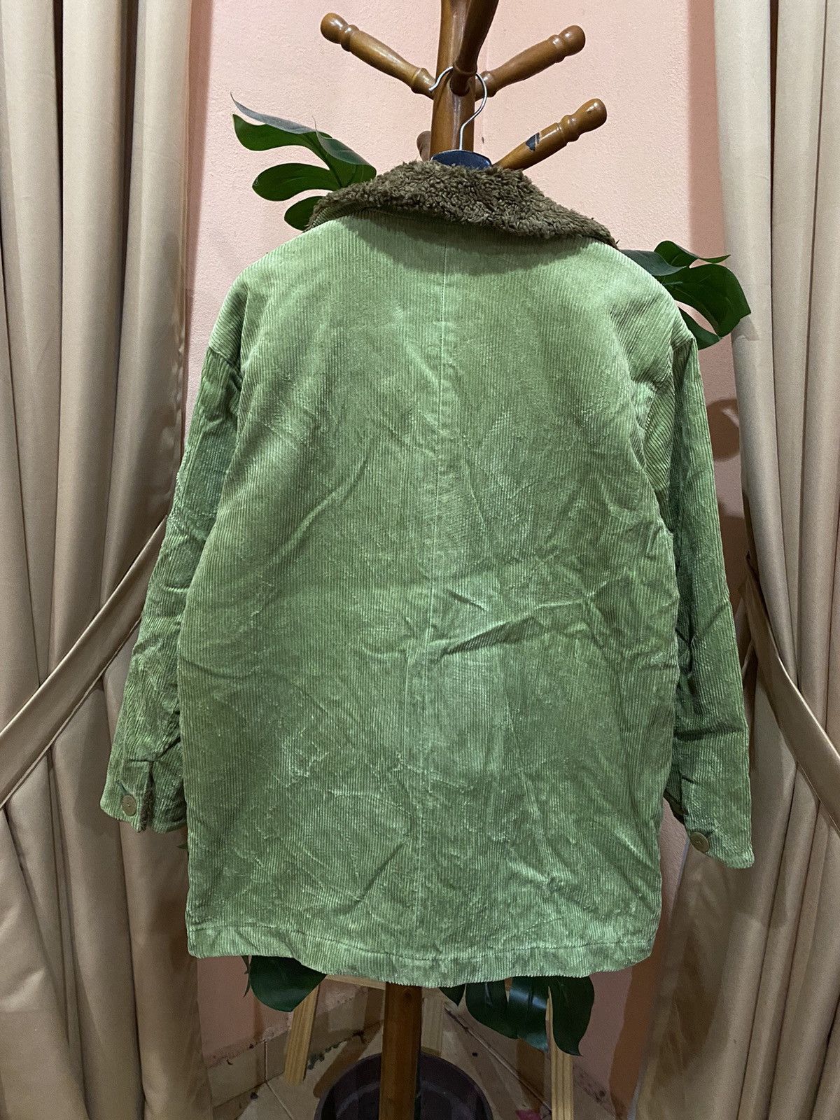 Melrose Vintage Melrose en Famille Green Corduroy Sherpa-Line Jacket Size US M / EU 48-50 / 2 - 8 Thumbnail