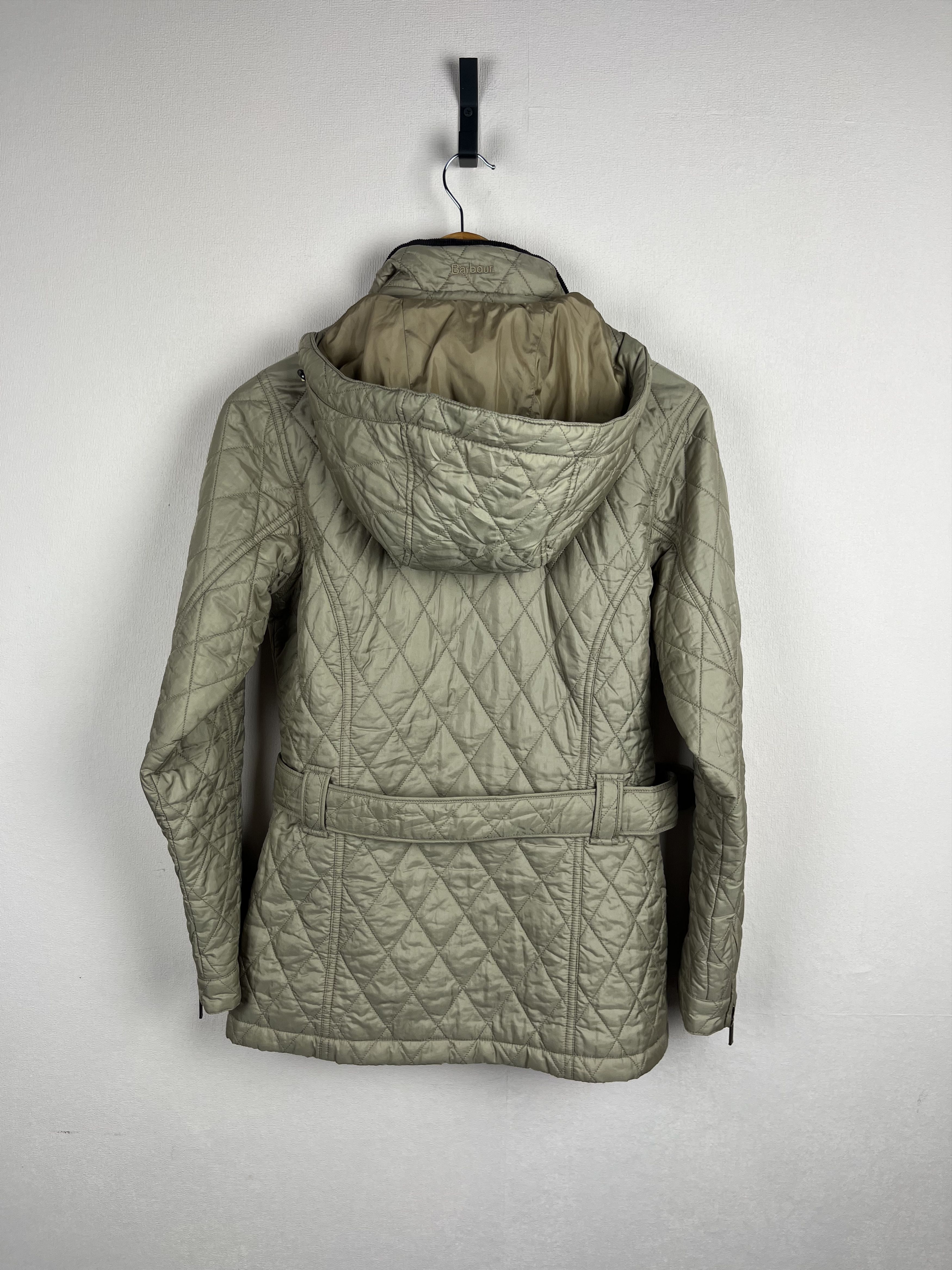 Barbour BARBOUR SIZE UK 10 US 6 BEIGE FLYWEIGHT GRACE QUILTED JACKET Size XS / US 0-2 / IT 36-38 - 14 Thumbnail