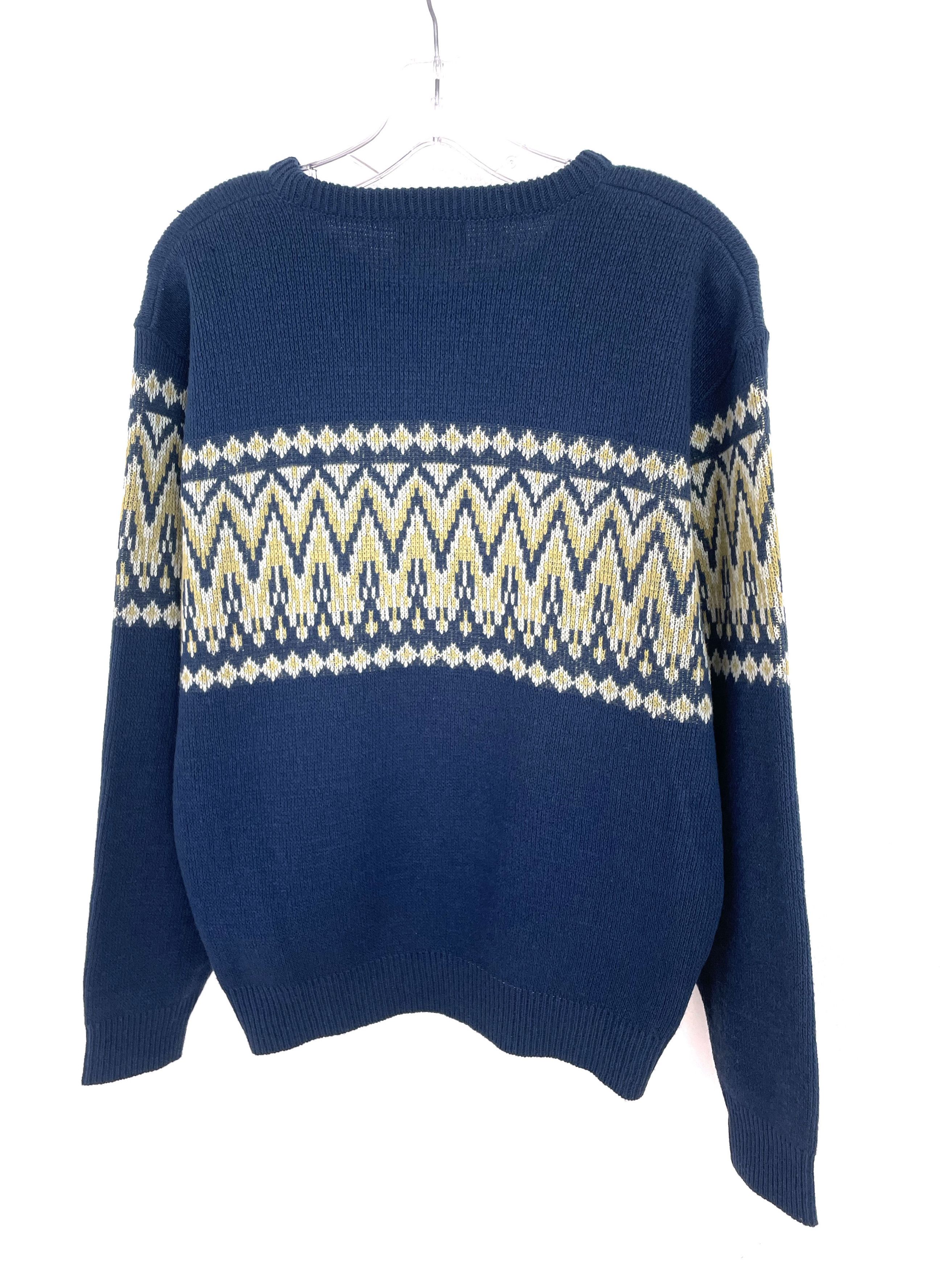 Yohji Yamamoto 80's Nordic Wool Sweater Size US M / EU 48-50 / 2 - 9 Thumbnail