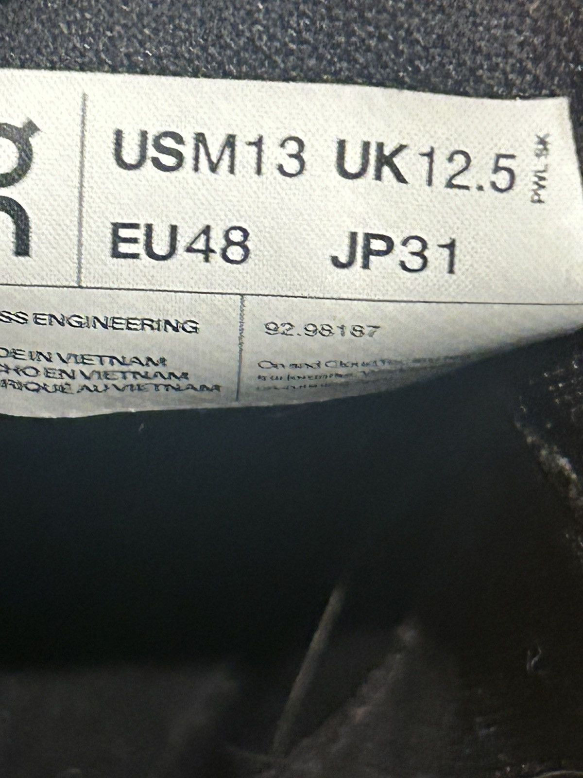 On × South2 West8 Cloudaway Black/Evergreen Running Shoe Size US 13 / EU 46 - 15 Thumbnail