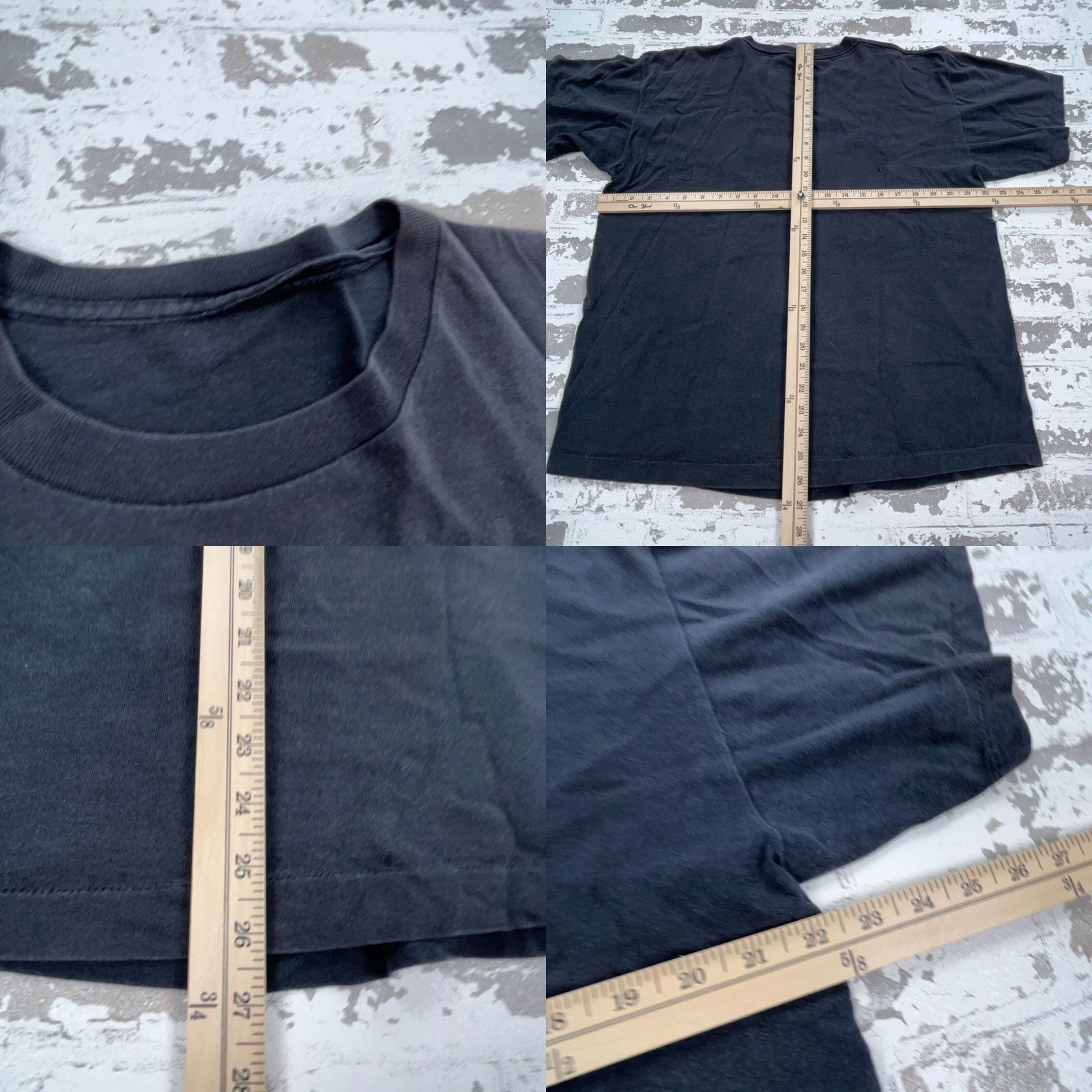 Levi's VINTAGE Levi's Men's T-Shirt Large Black 80s 90s Grunge Punk Logo Graphic Cotton Size US L / EU 52-54 / 3 - 8 Thumbnail