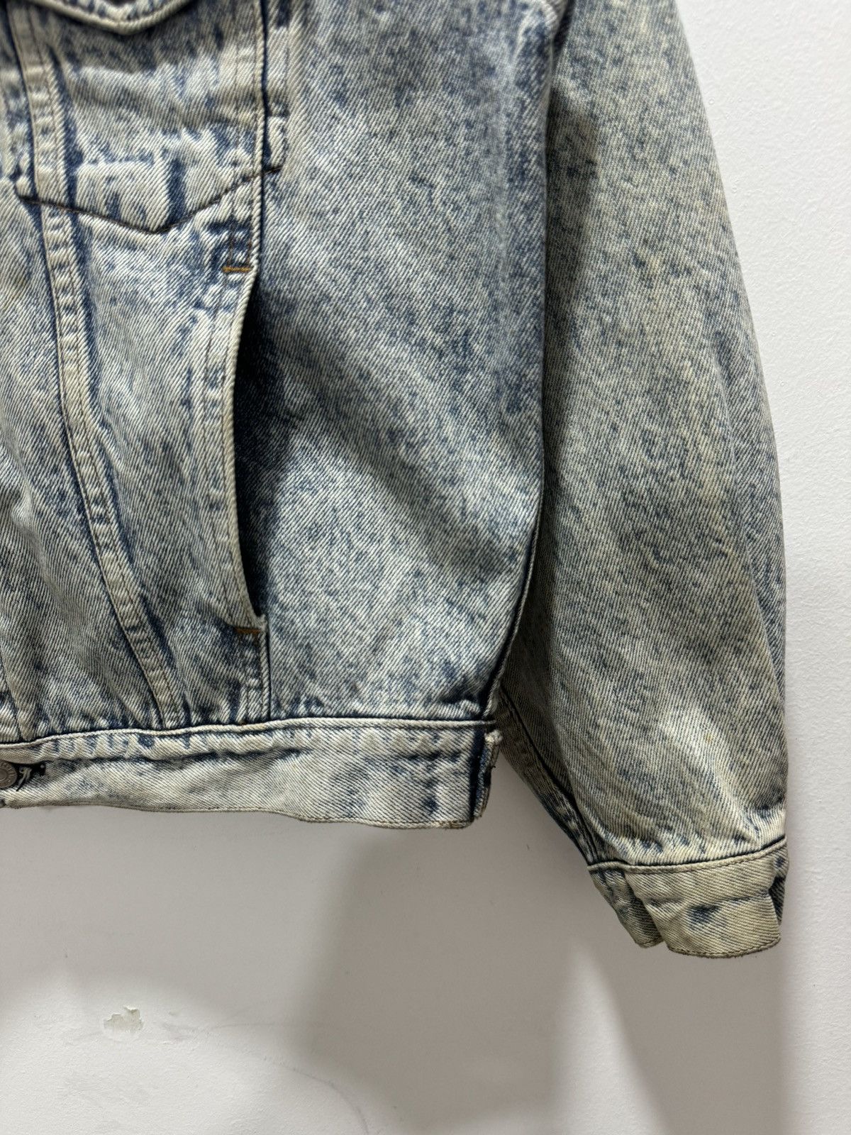 Levi's VINTAGE LEVIS ALASKA ORANGE TAB J02 ACID WASH DENIM JACKET Size US M / EU 48-50 / 2 - 3 Thumbnail