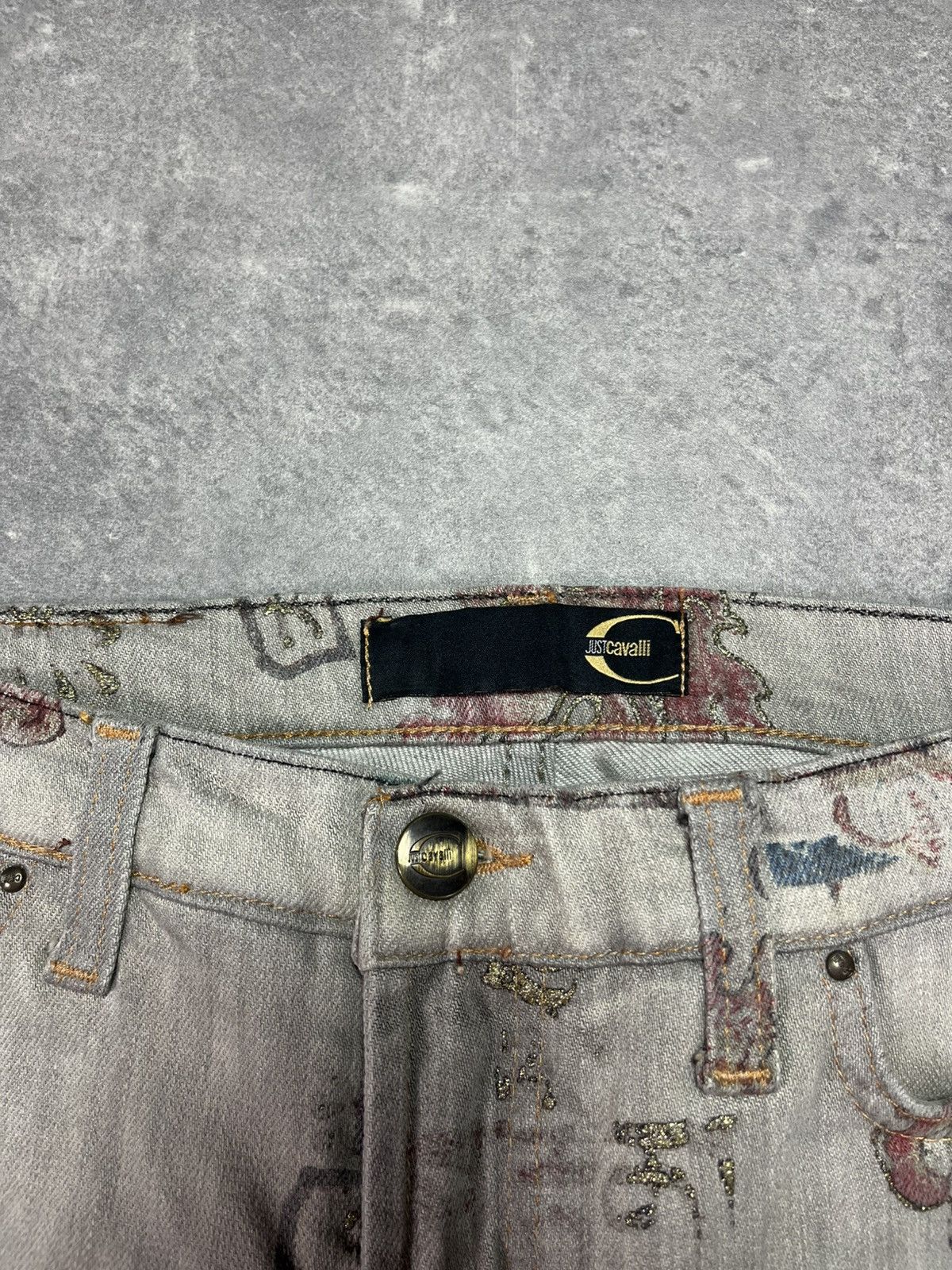 Just Cavalli SS05 Just Cavalli Asian World Fantasy Jeans 28 Size US 28 / EU 44 - 8 Thumbnail