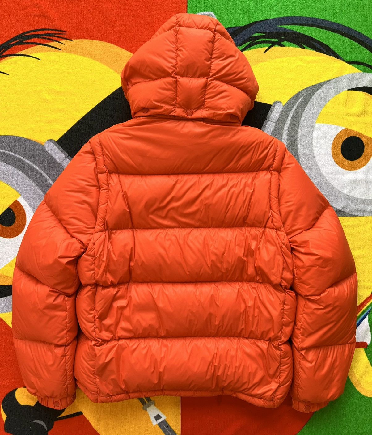 Moncler L Moncler Cyclone Short Down Jacket goose orange vest 2 jn 1 Size US L / EU 52-54 / 3 - 14 Thumbnail