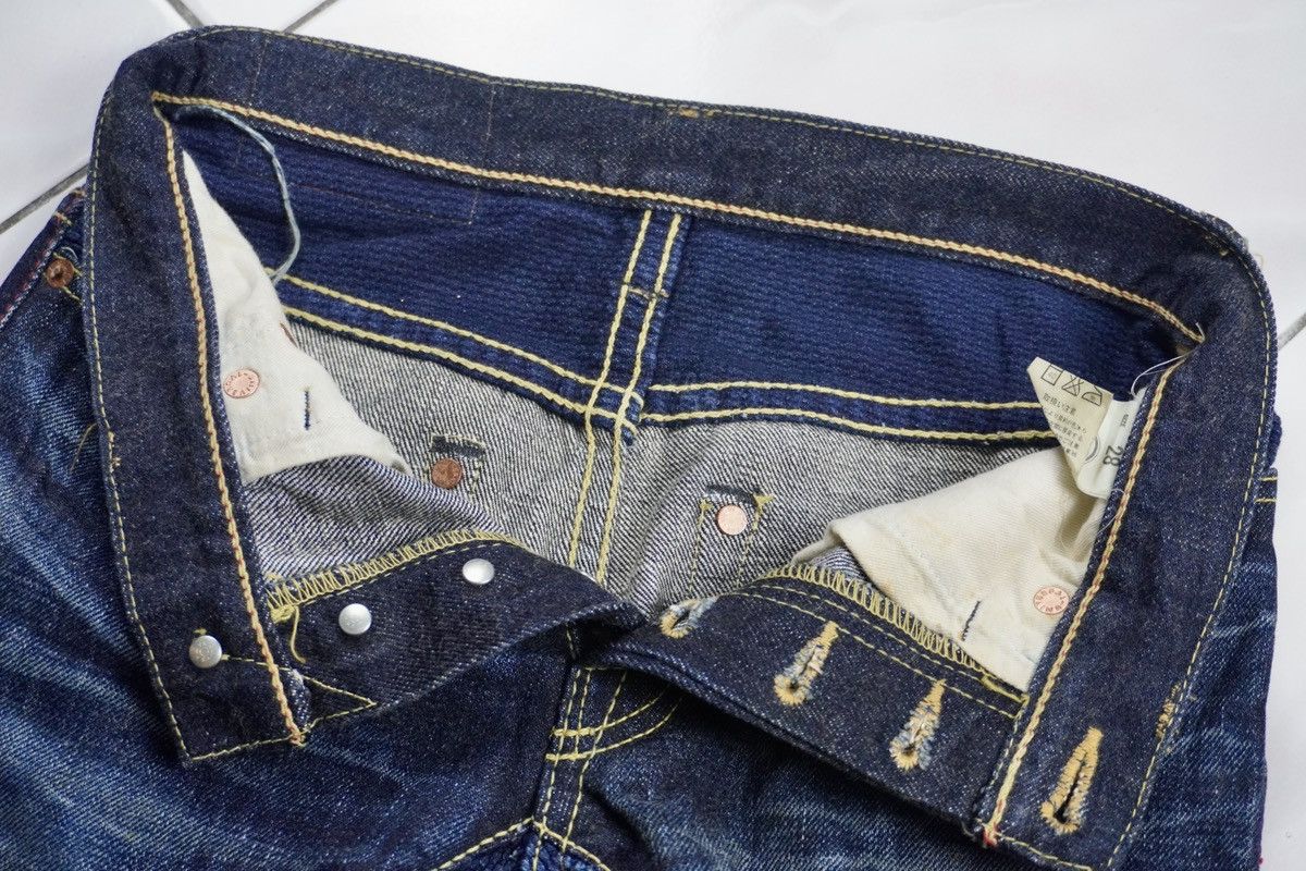 Japanese Brand Tasuki Jeans Repair. Co reconstruct blue denim selvedge Size US 28 / EU 44 - 10 Thumbnail